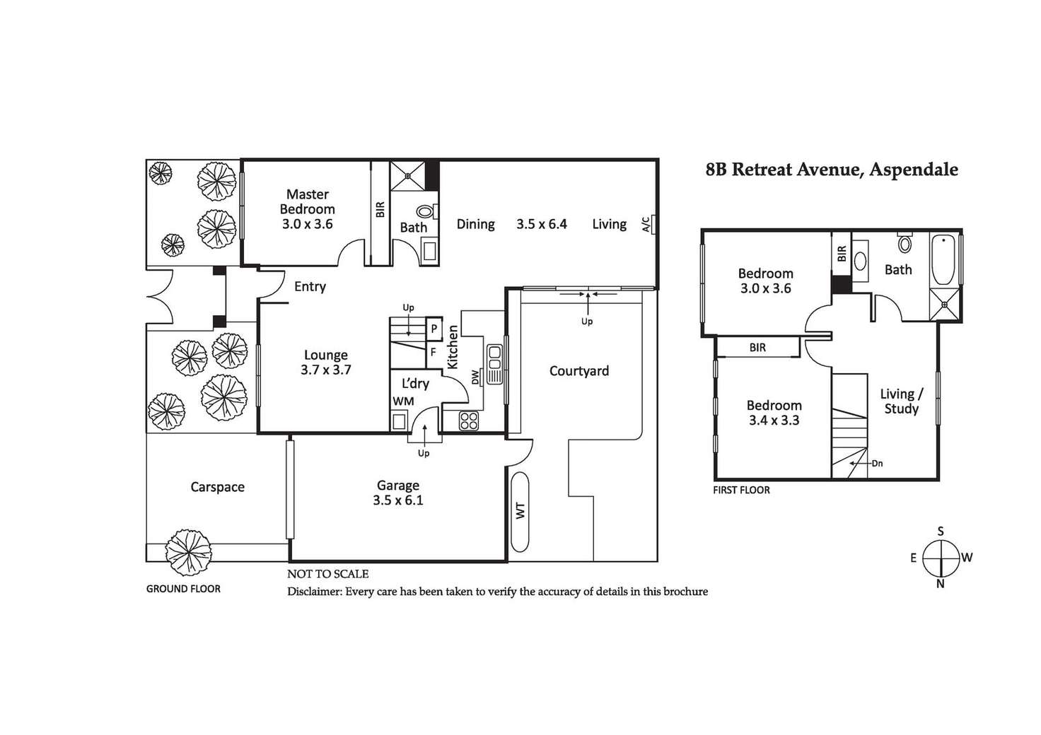 Floorplan of Homely house listing, 8B Retreat Avenue, Aspendale VIC 3195