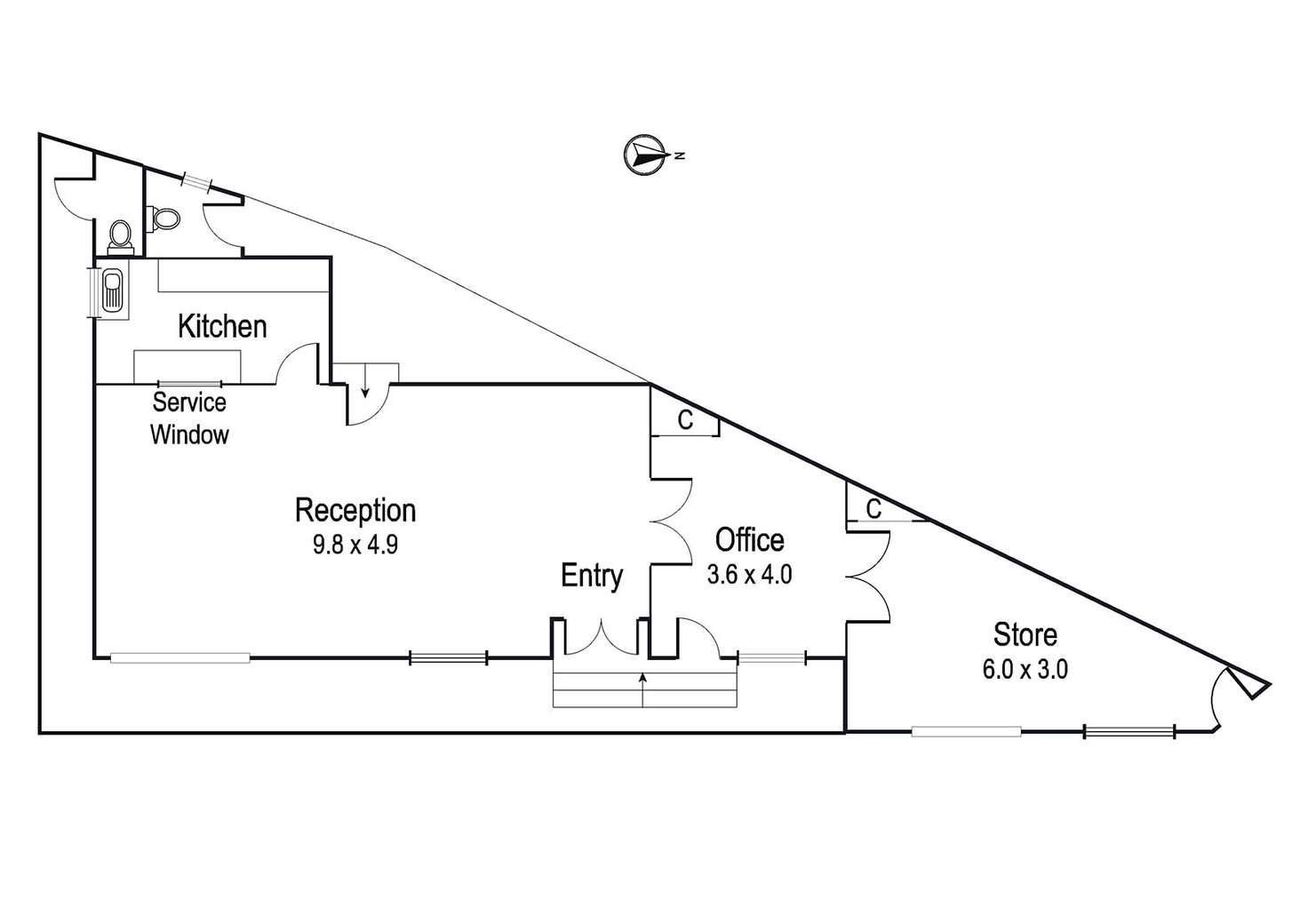 Floorplan of Homely house listing, 106 Waterdale Road, Ivanhoe VIC 3079