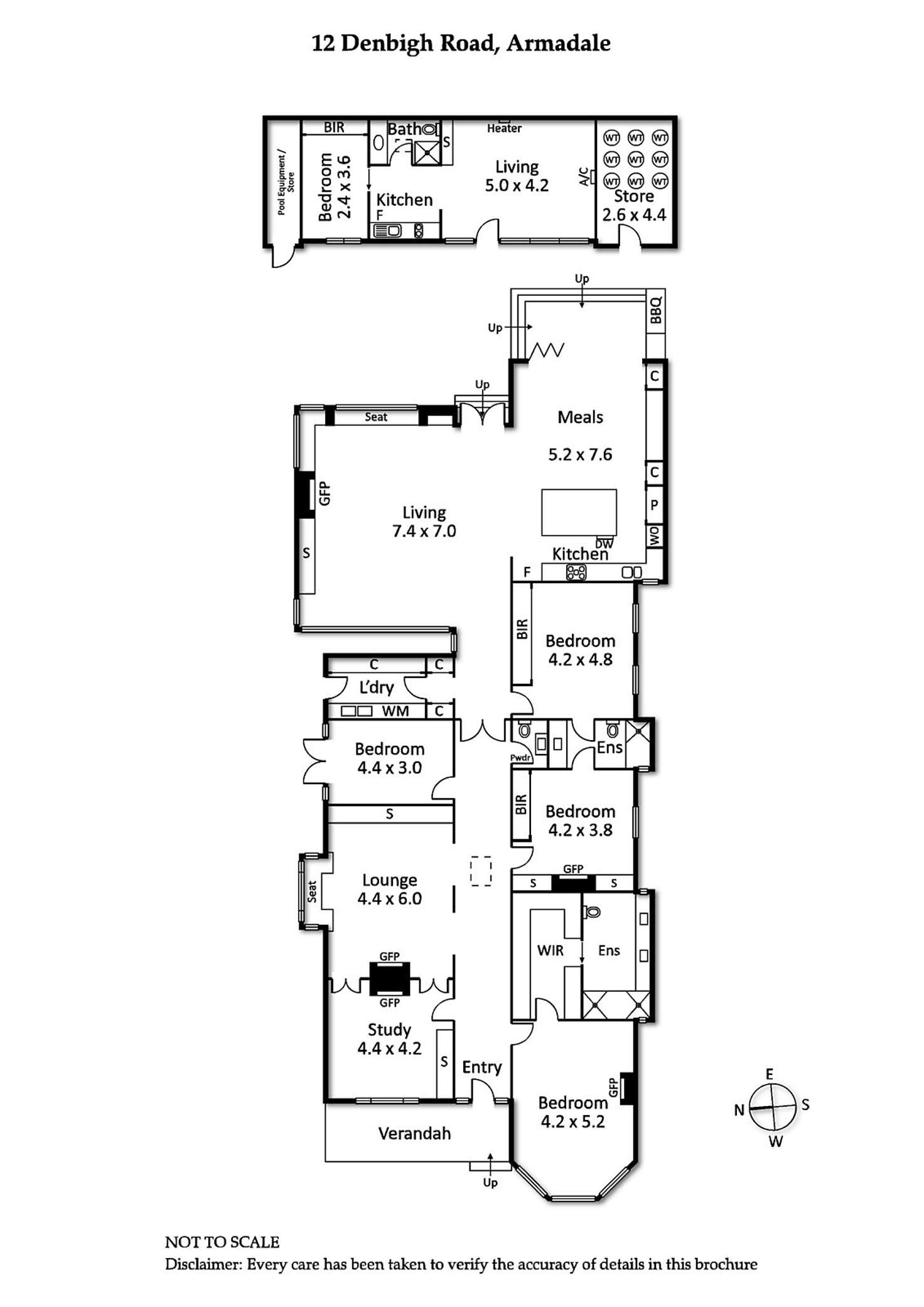 Floorplan of Homely house listing, 12 Denbigh Road, Armadale VIC 3143
