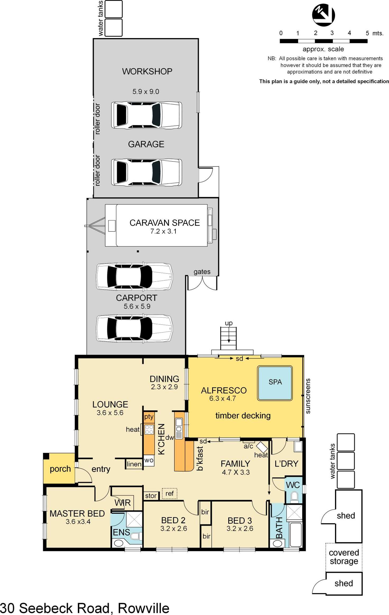 Floorplan of Homely house listing, 30 Seebeck Road, Rowville VIC 3178