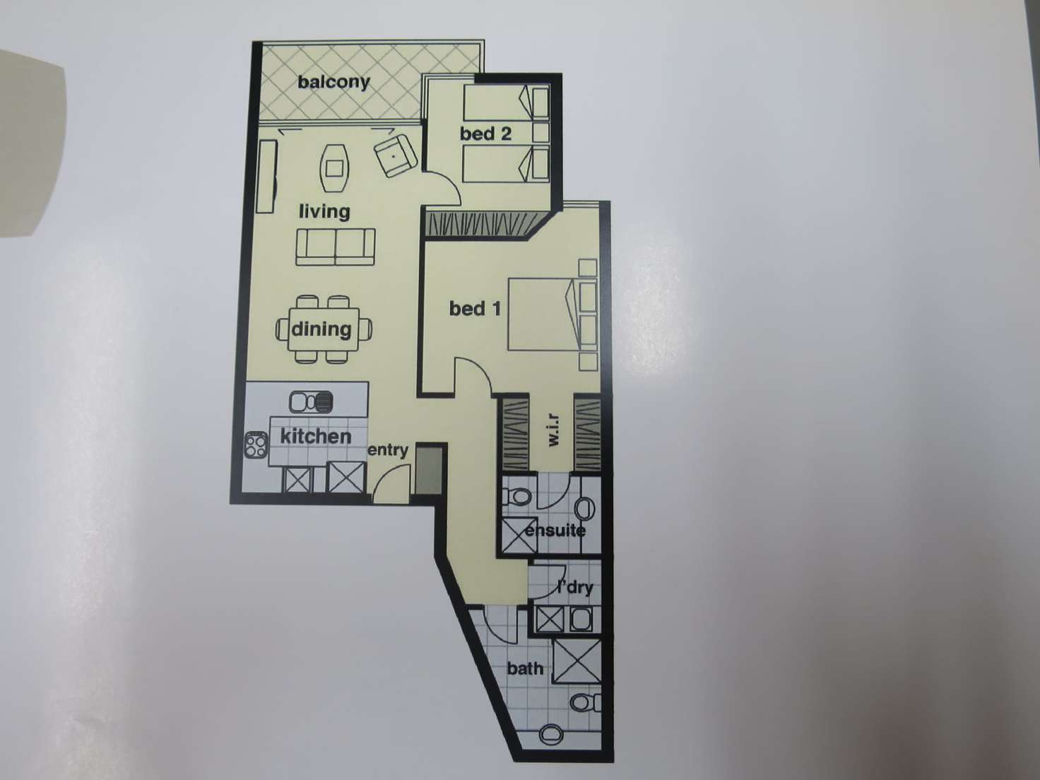 Floorplan of Homely apartment listing, 203/5 Wardens Walk, Coburg VIC 3058
