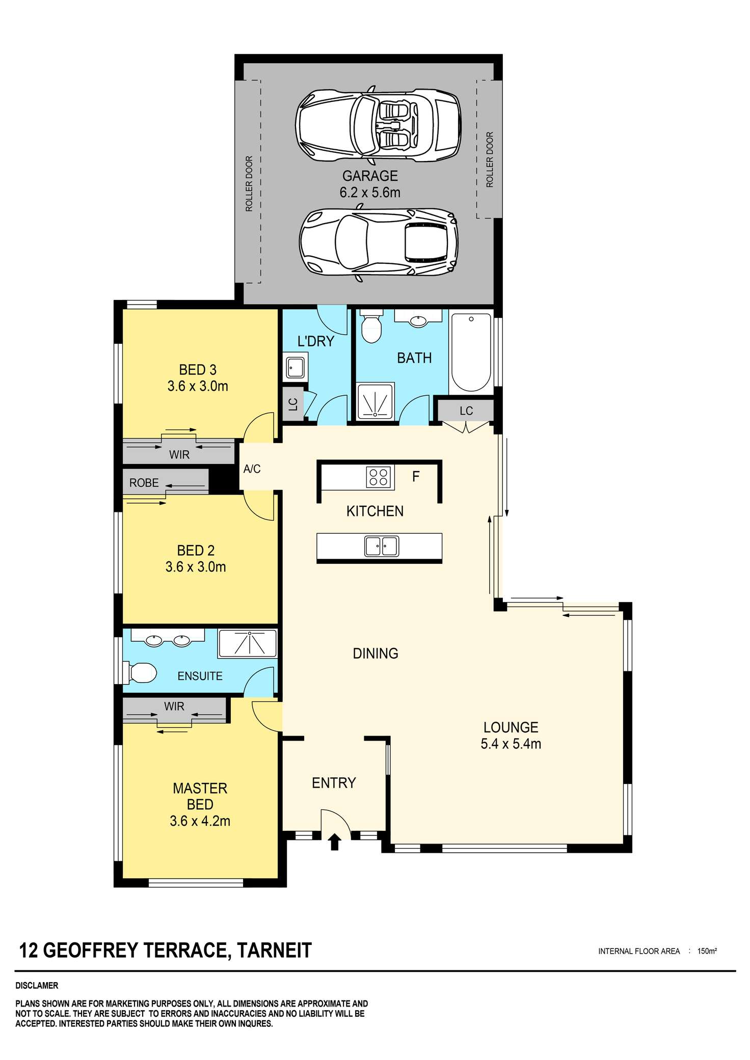 Floorplan of Homely house listing, 12 Geoffrey Terrace, Tarneit VIC 3029