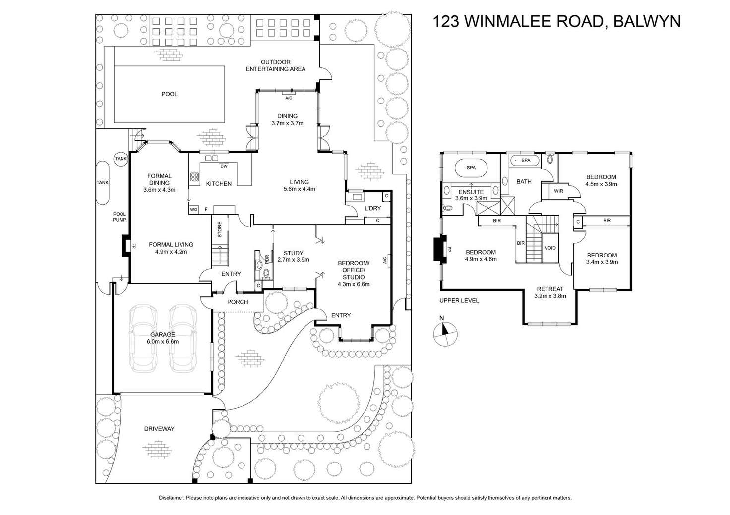 Floorplan of Homely house listing, 123 Winmalee Road, Balwyn VIC 3103