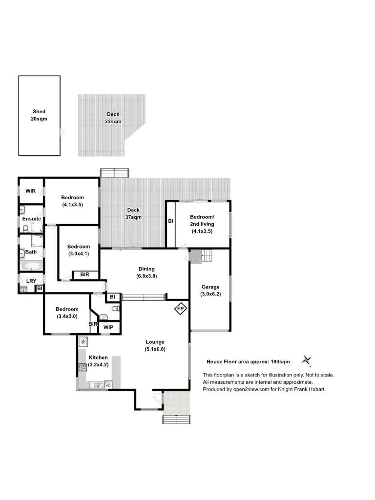 Floorplan of Homely house listing, 10 Celery Top Drive, Kingston TAS 7050
