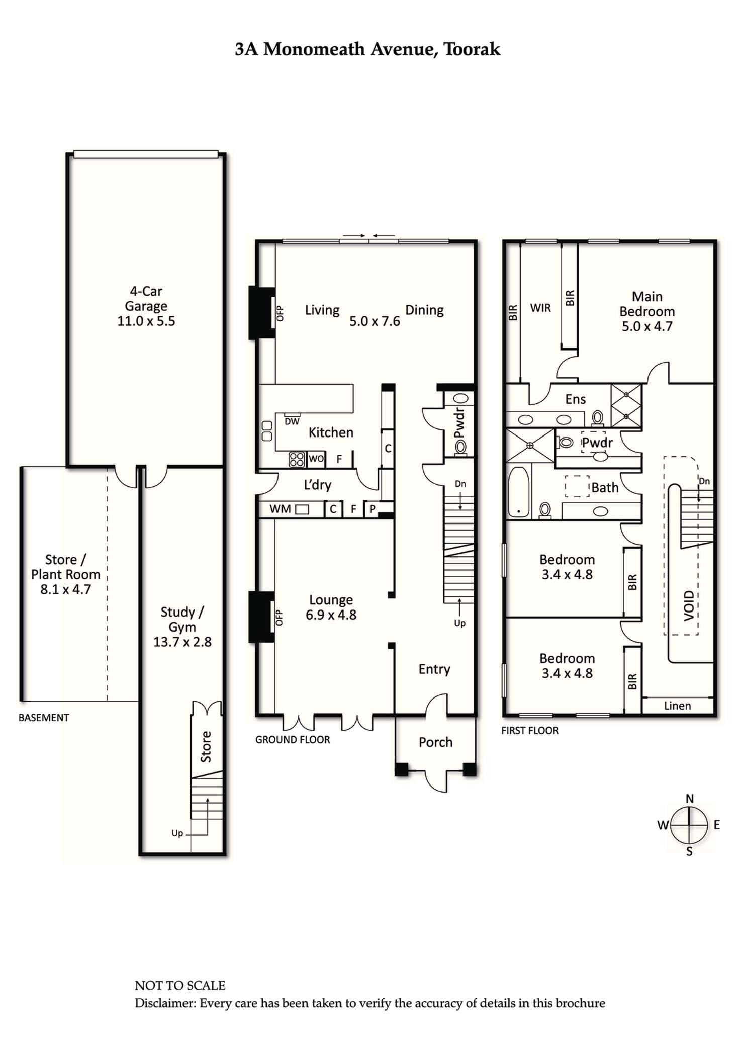 Floorplan of Homely house listing, 3A Monomeath Avenue, Toorak VIC 3142