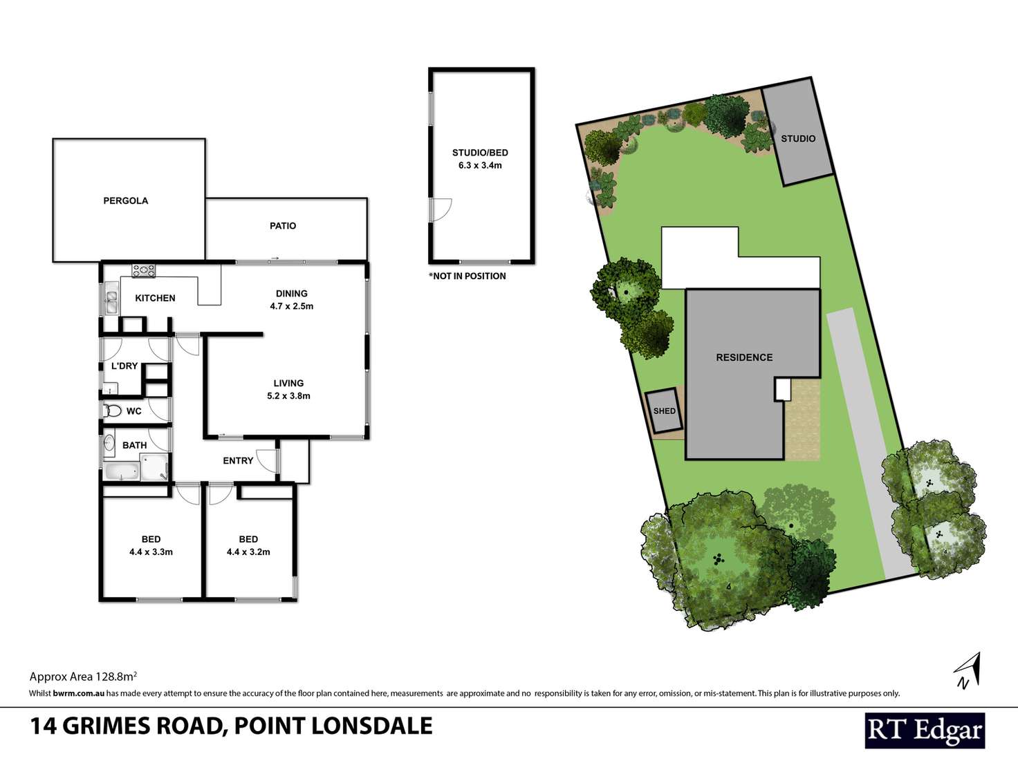 Floorplan of Homely house listing, 14 Grimes Road, Point Lonsdale VIC 3225