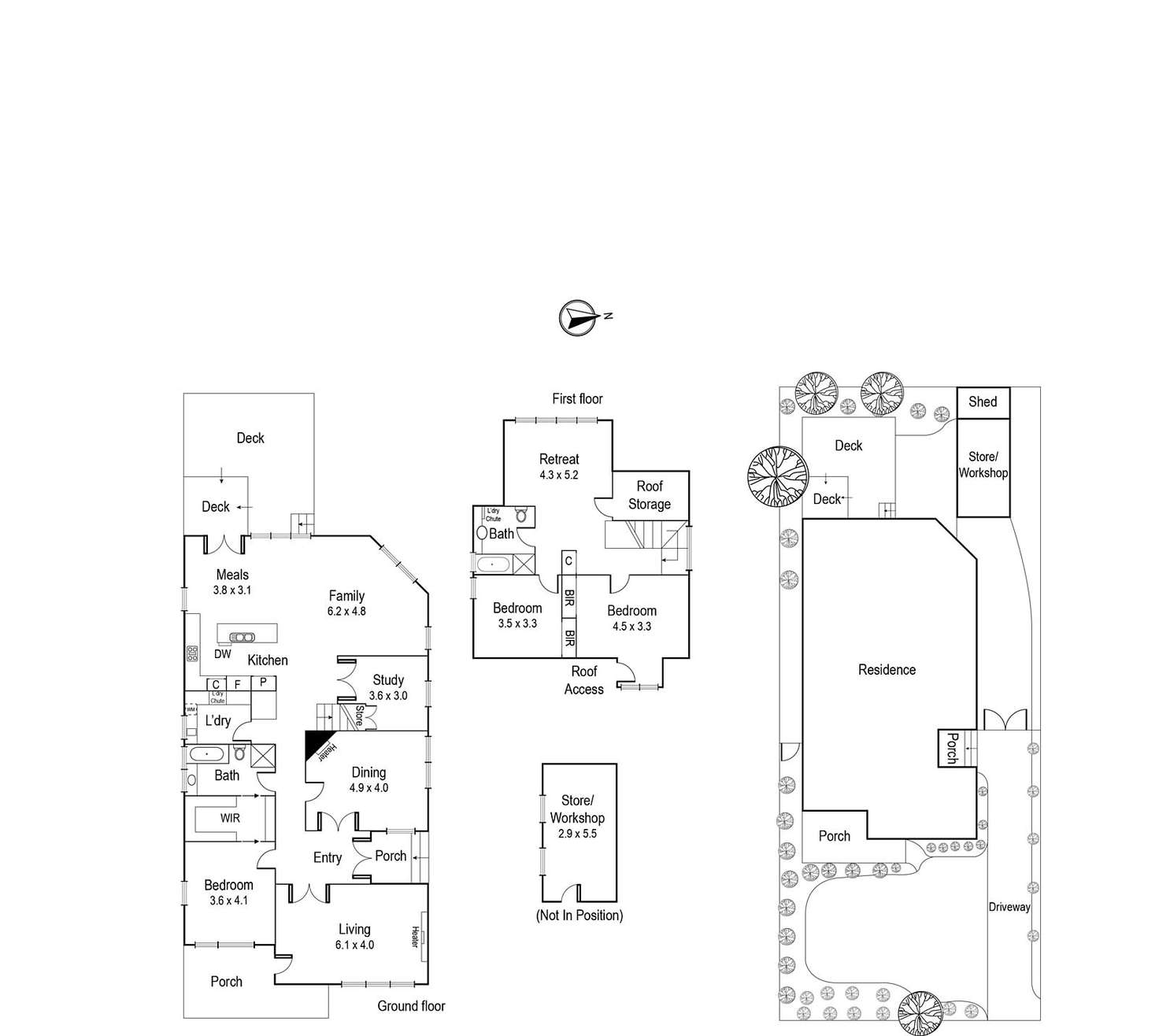 Floorplan of Homely house listing, 46 Waterdale Road, Ivanhoe VIC 3079