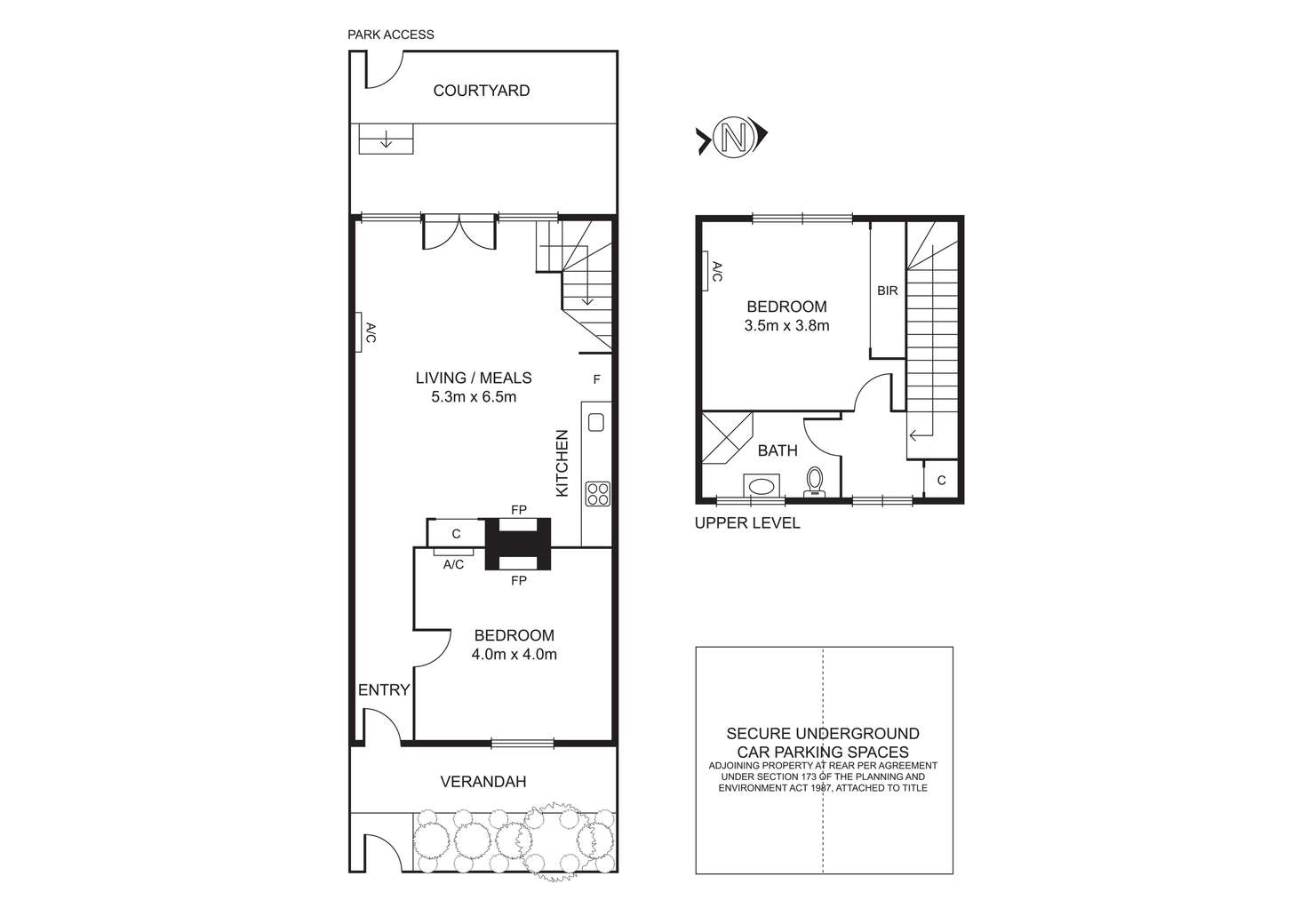 Floorplan of Homely house listing, 349 Cardigan Street, Carlton VIC 3053