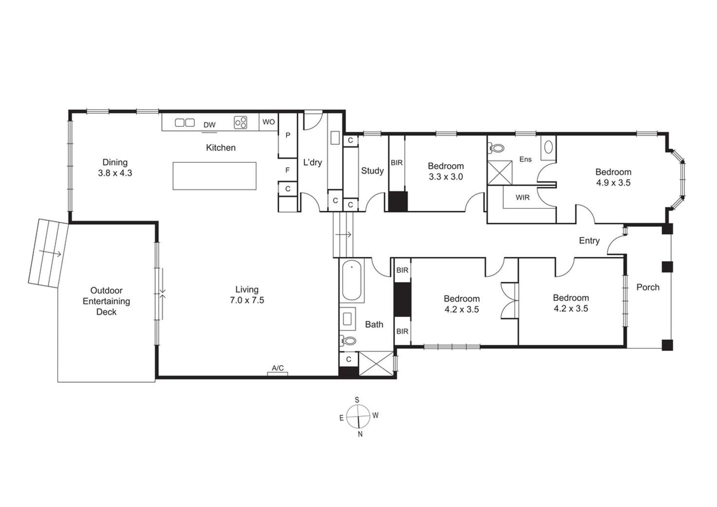 Floorplan of Homely house listing, 192 Tooronga Road, Glen Iris VIC 3146