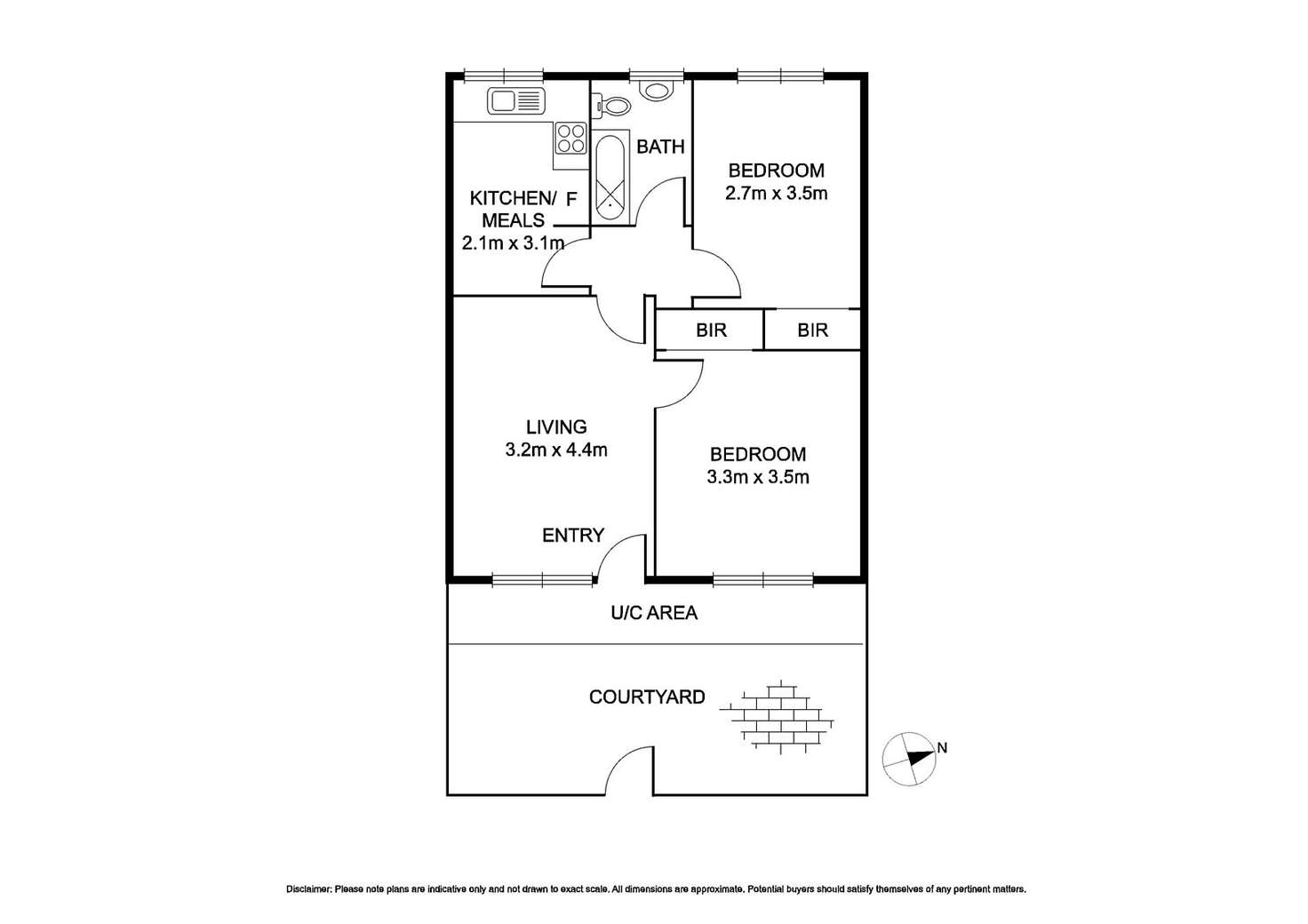 Floorplan of Homely apartment listing, 4/9 Park Avenue, Glen Huntly VIC 3163