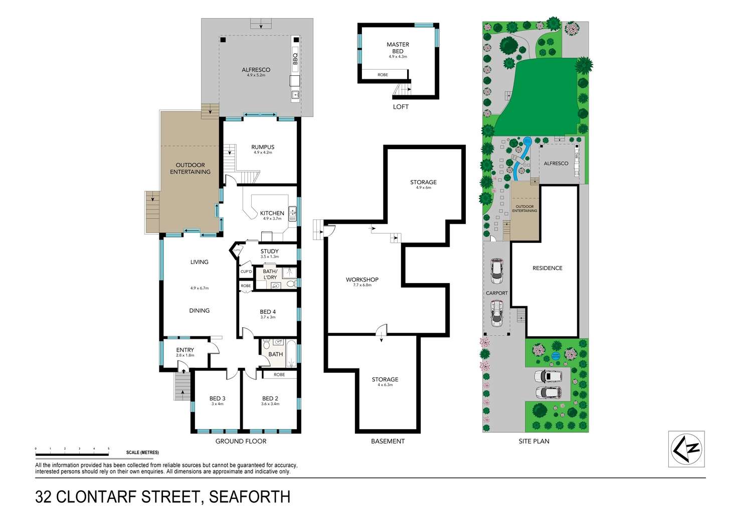 Floorplan of Homely house listing, 32 Clontarf Street, Seaforth NSW 2092