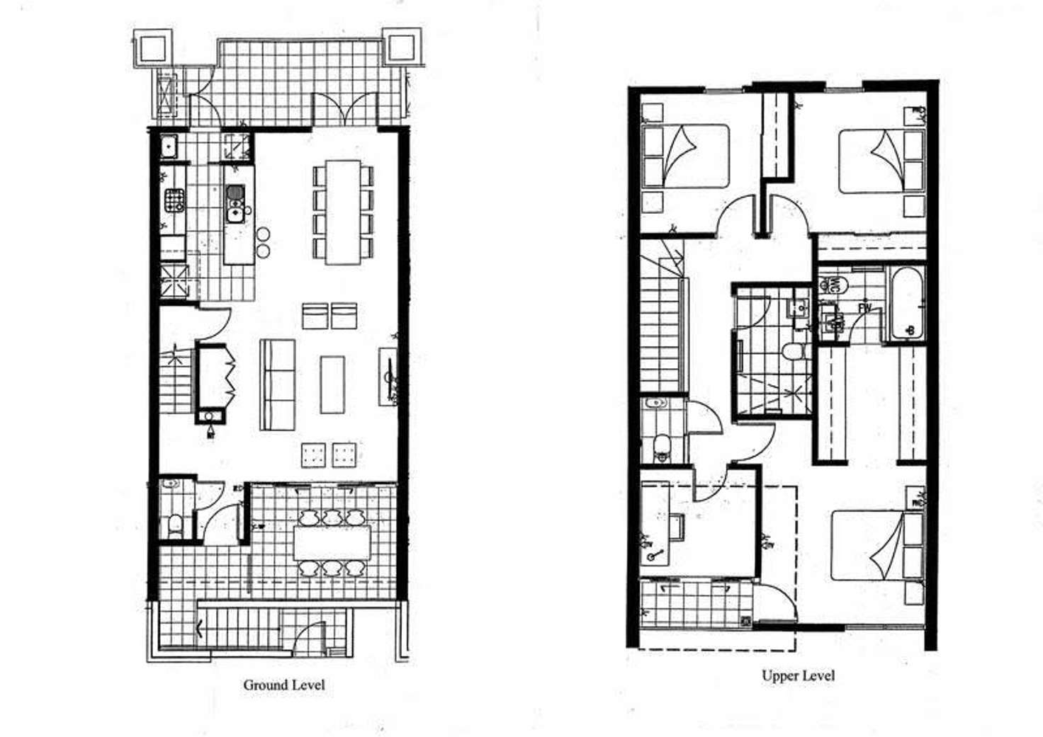 Floorplan of Homely townhouse listing, 84 Geographe Street, Docklands VIC 3008