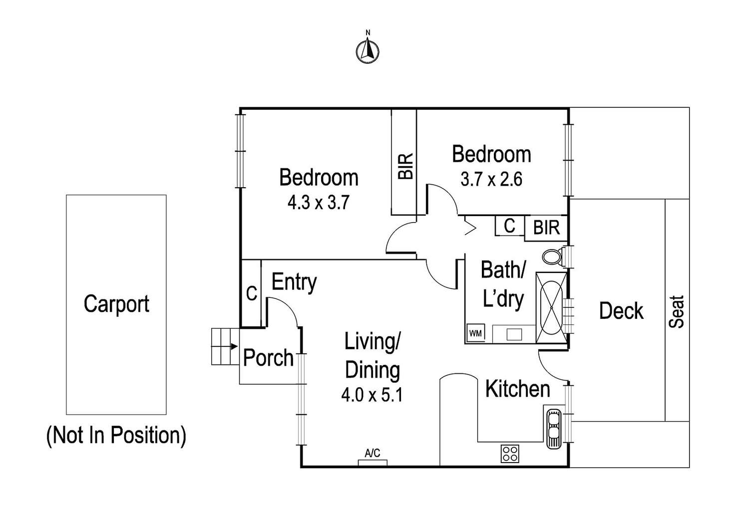 Floorplan of Homely unit listing, 2/9 Kenilworth Parade, Ivanhoe VIC 3079