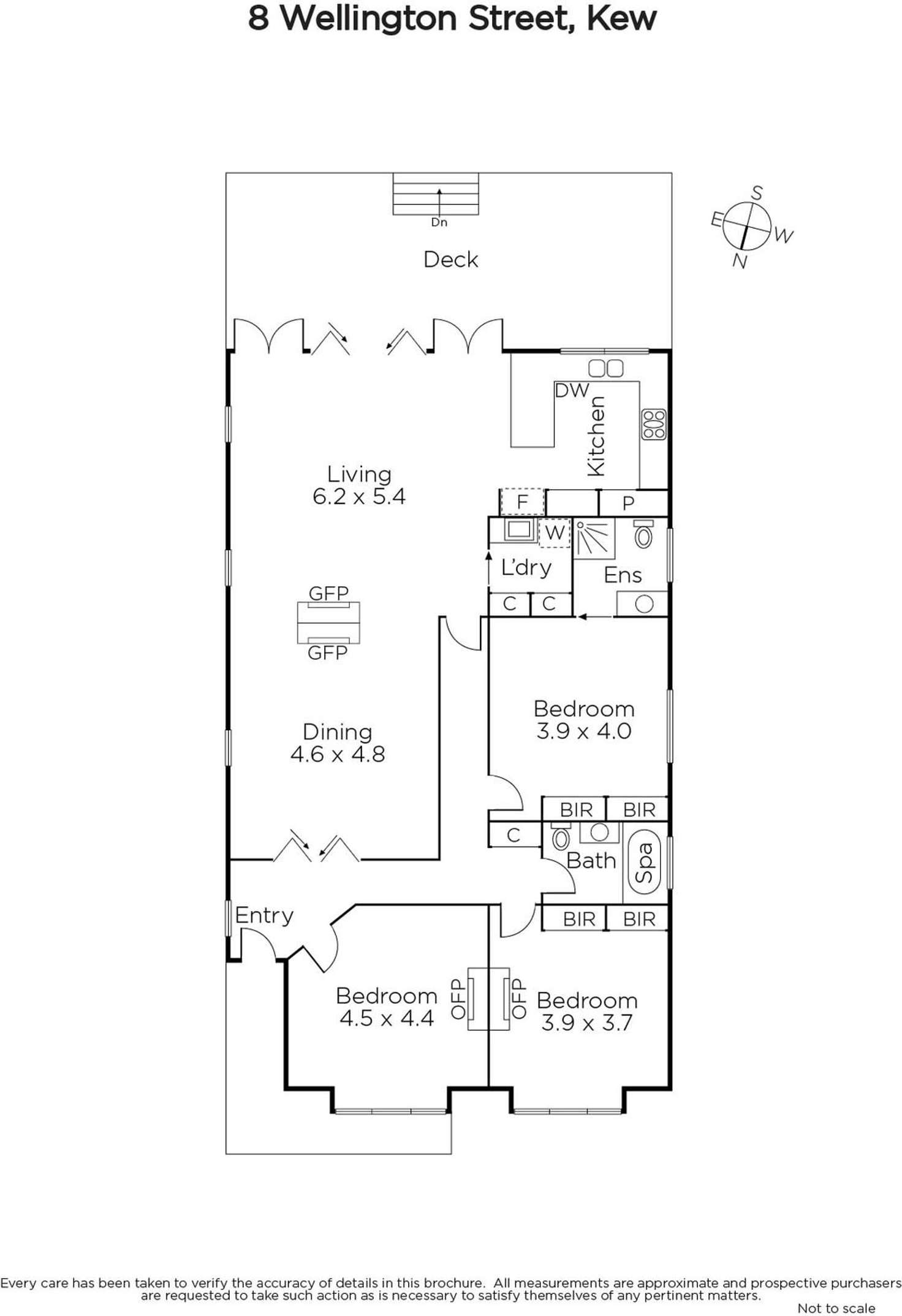 Floorplan of Homely house listing, 8 Wellington Street, Kew VIC 3101