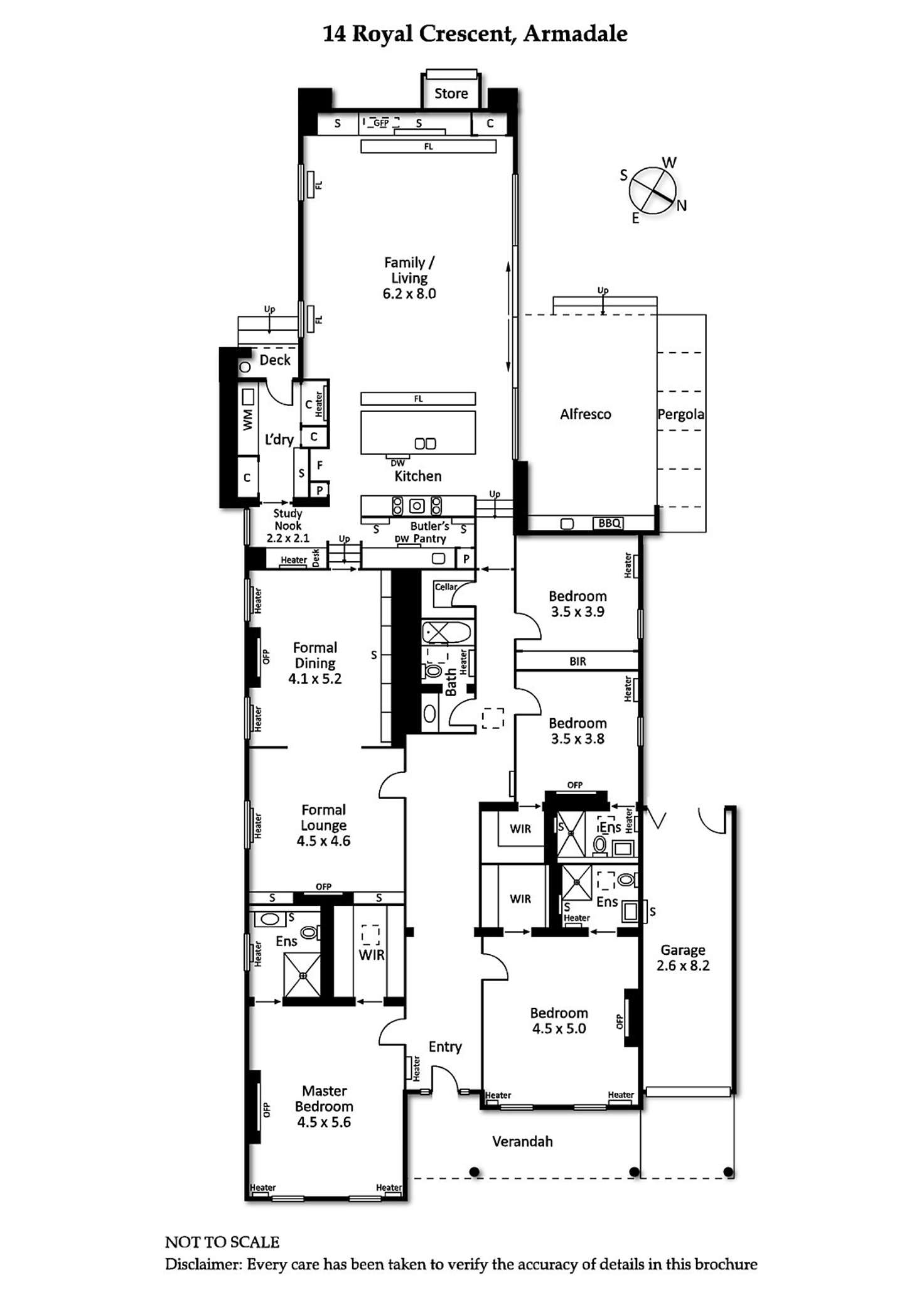 Floorplan of Homely house listing, 14 Royal Crescent, Armadale VIC 3143