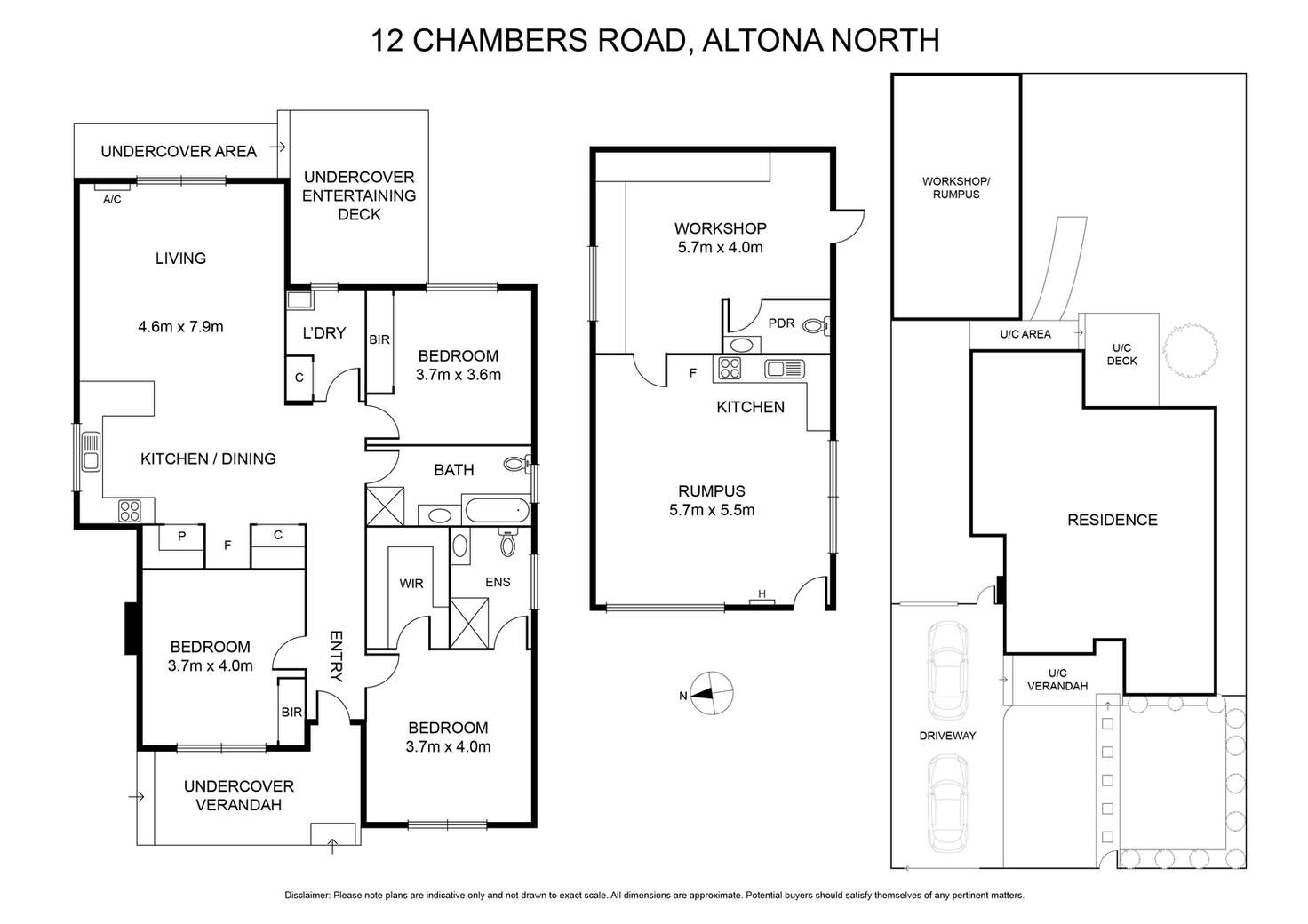 Floorplan of Homely house listing, 12 Chambers Road, Altona North VIC 3025