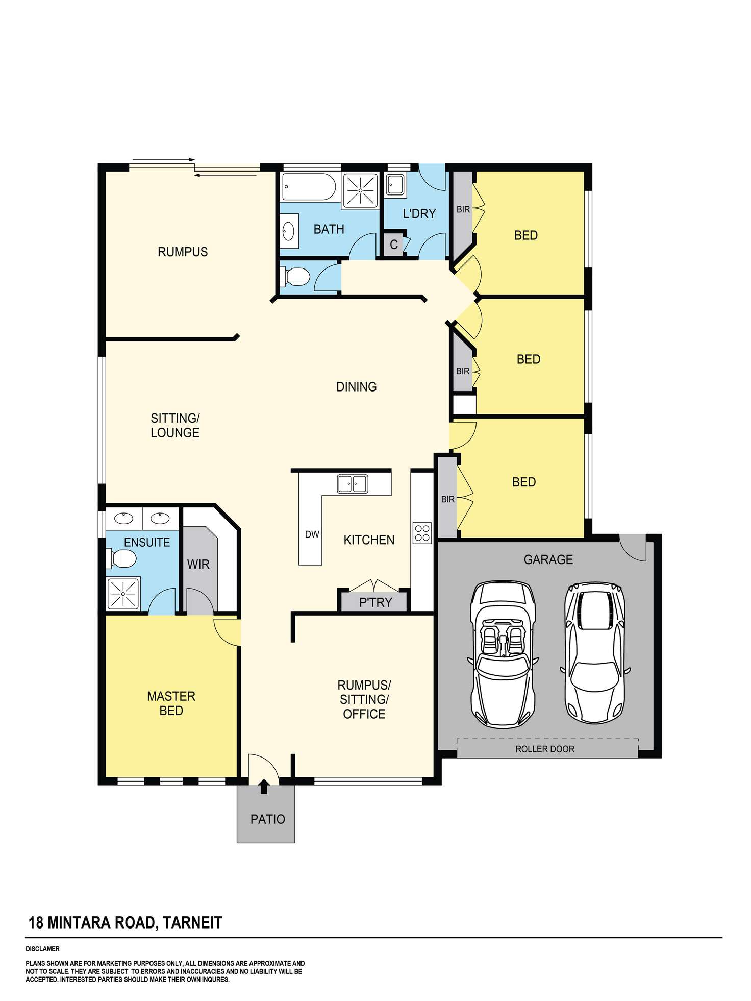 Floorplan of Homely house listing, 18 Mintarra Road, Tarneit VIC 3029