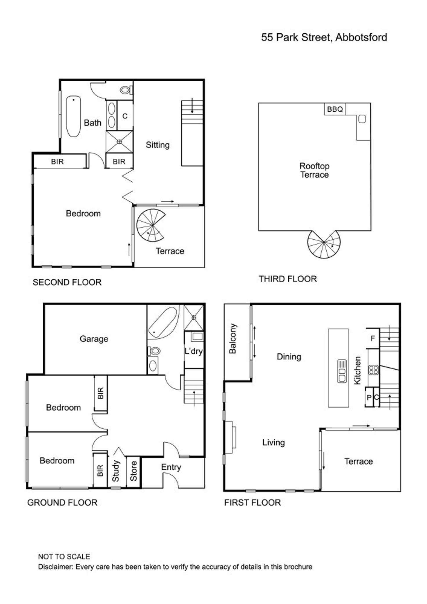Floorplan of Homely house listing, 55 Park Street, Abbotsford VIC 3067