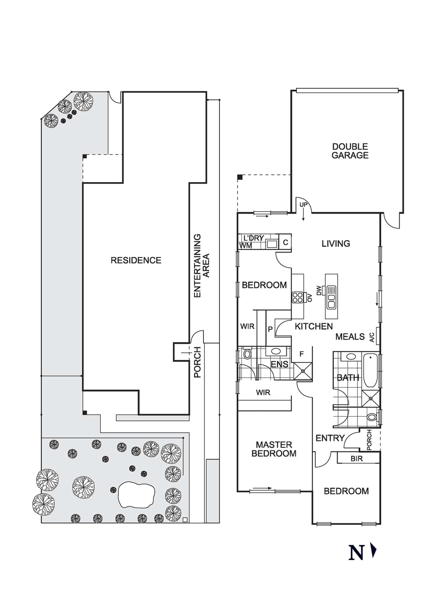 Floorplan of Homely house listing, 1 Solitude Lane, Doreen VIC 3754
