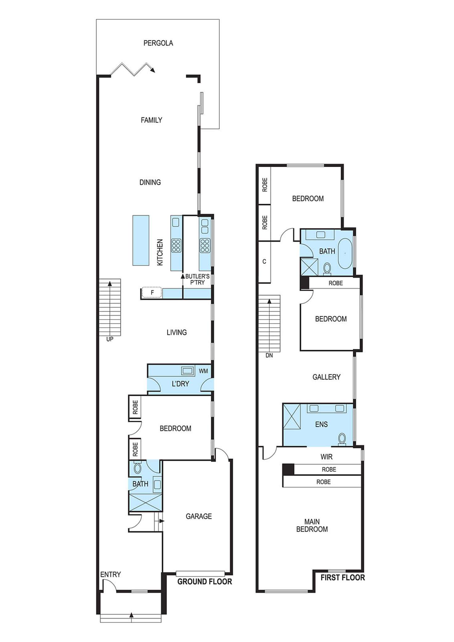Floorplan of Homely townhouse listing, 147B Bignell Road, Bentleigh East VIC 3165