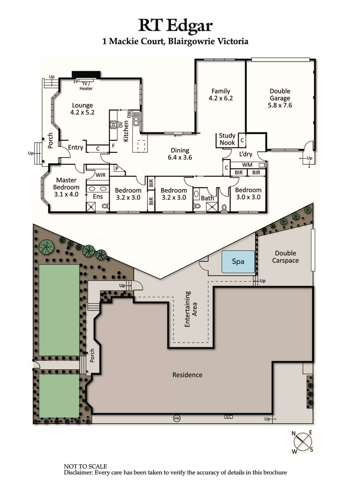 Floorplan of Homely house listing, 1 Mackie Court, Blairgowrie VIC 3942