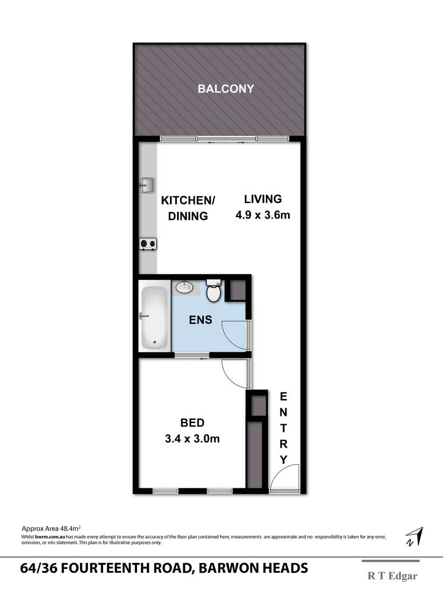Floorplan of Homely apartment listing, 64/36 Fourteenth Road, Barwon Heads VIC 3227