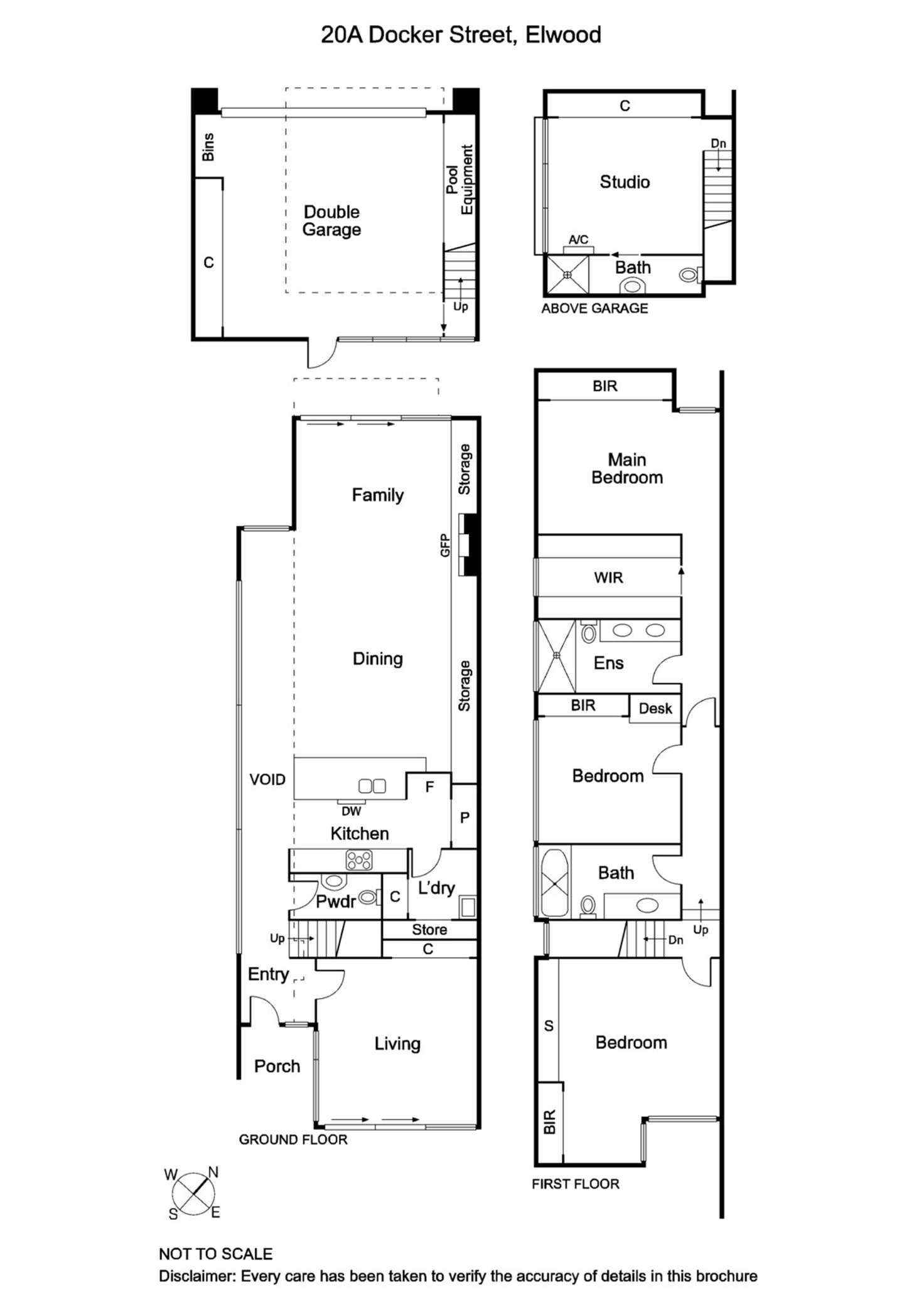 Floorplan of Homely house listing, 20A Docker Street, Elwood VIC 3184