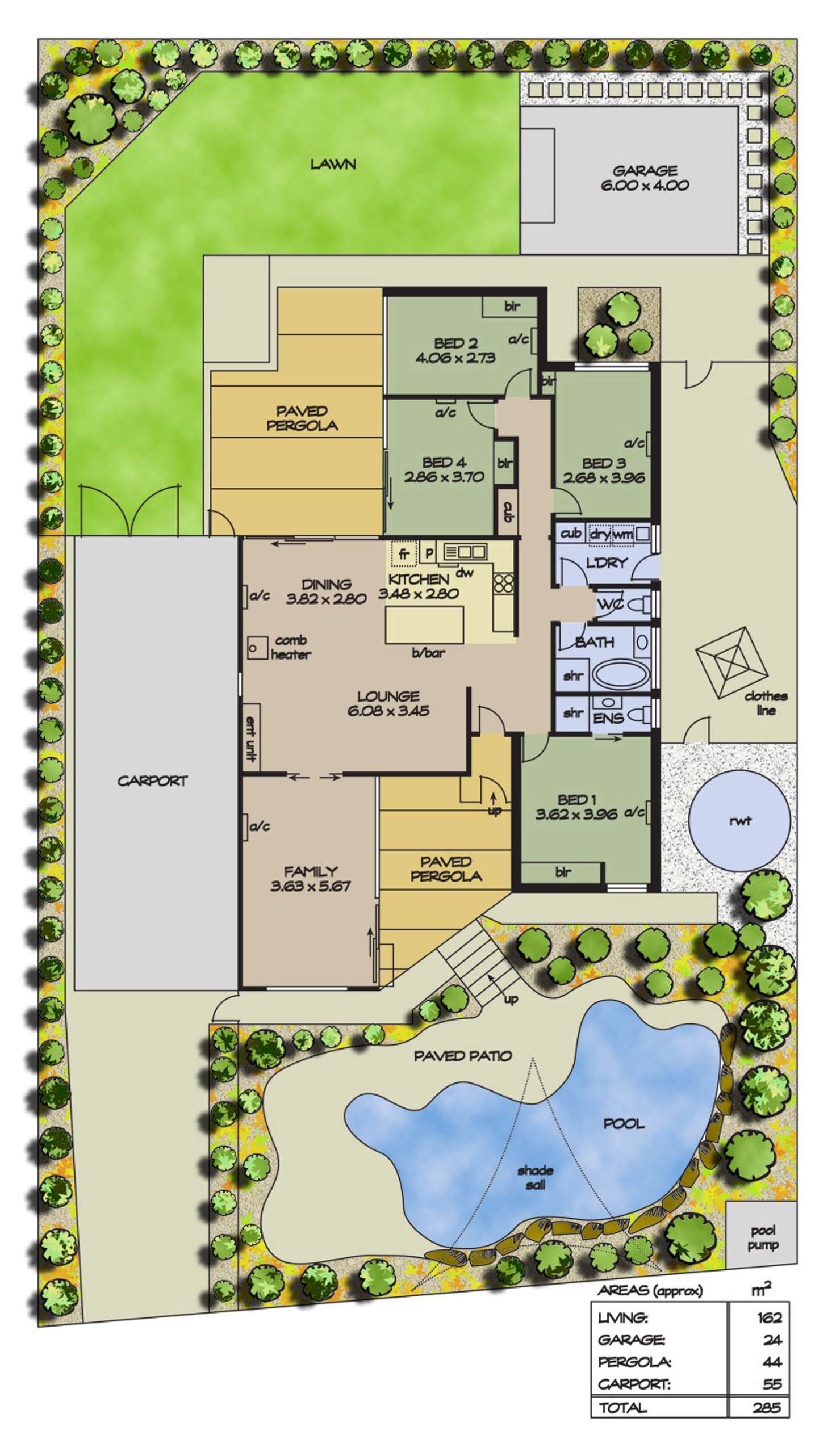 Floorplan of Homely house listing, 23 Hamilton Crescent, Aberfoyle Park SA 5159
