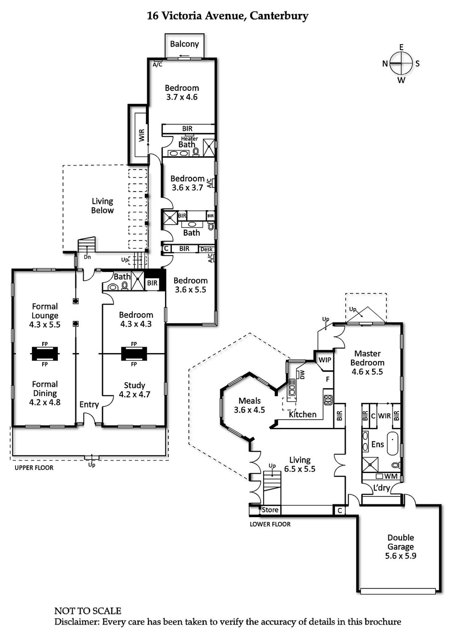 Floorplan of Homely house listing, 16 Victoria Avenue, Canterbury VIC 3126