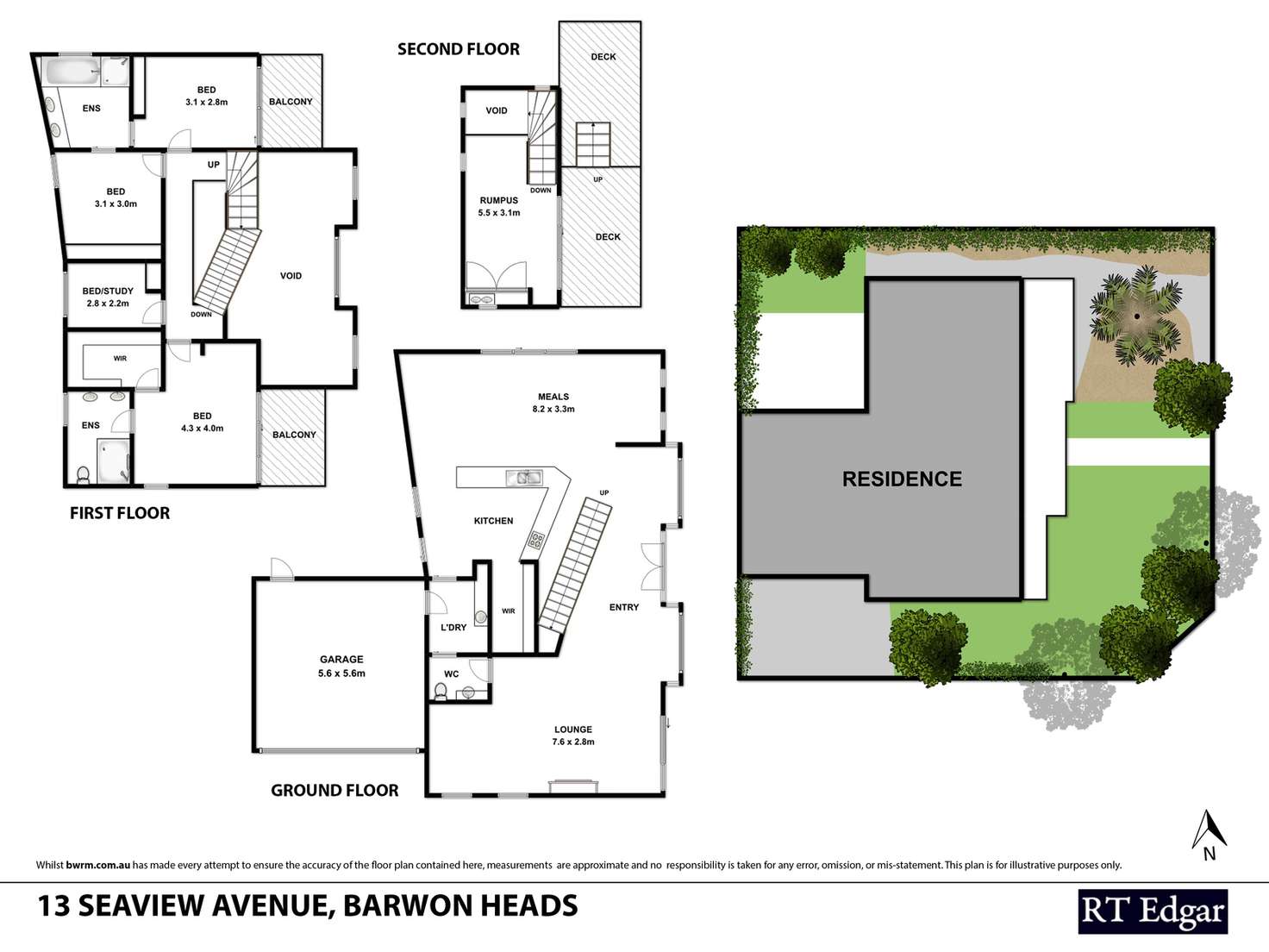 Floorplan of Homely house listing, 13 Seaview Avenue, Barwon Heads VIC 3227