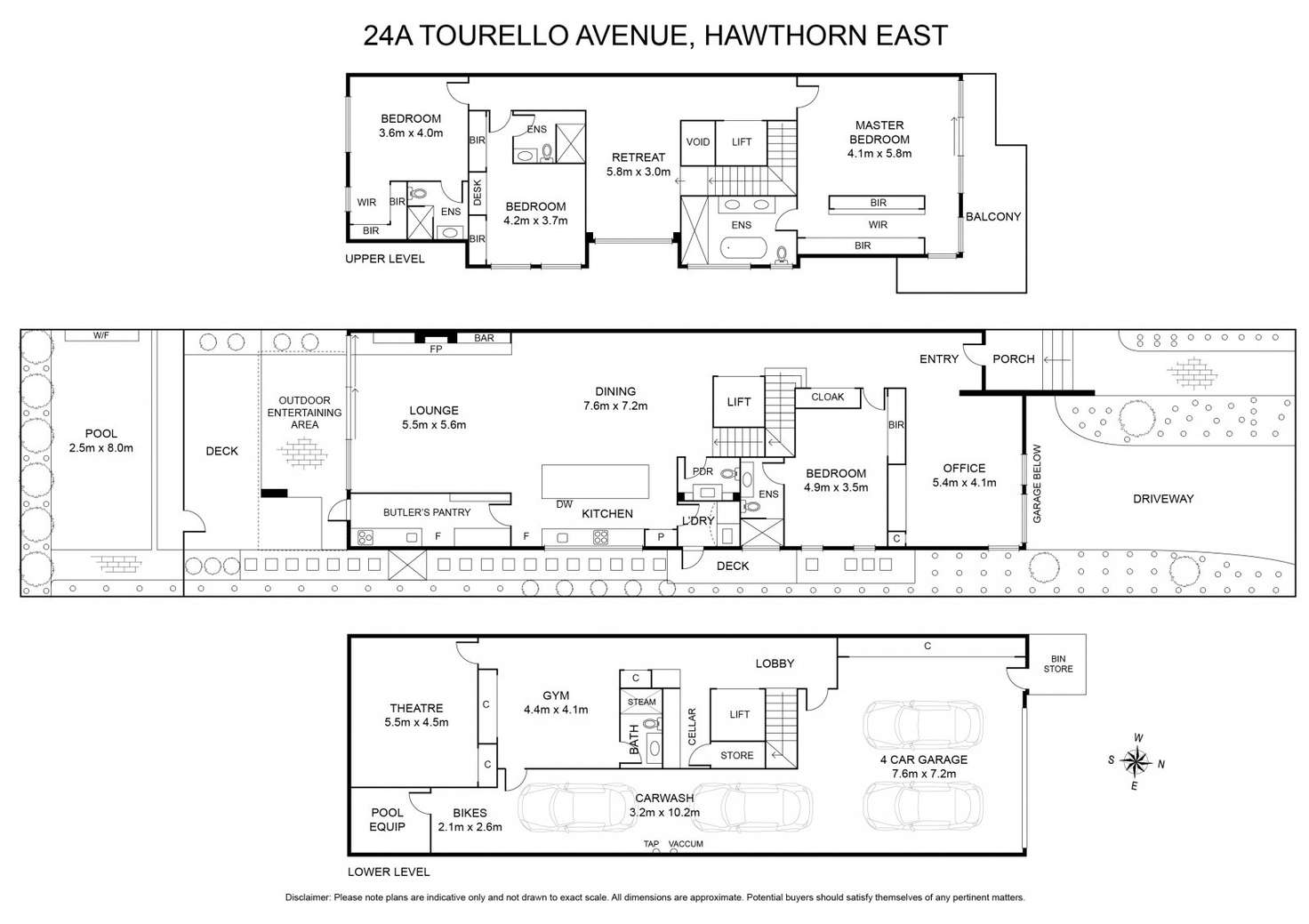 Floorplan of Homely house listing, 24 A Tourello Avenue, Hawthorn East VIC 3123