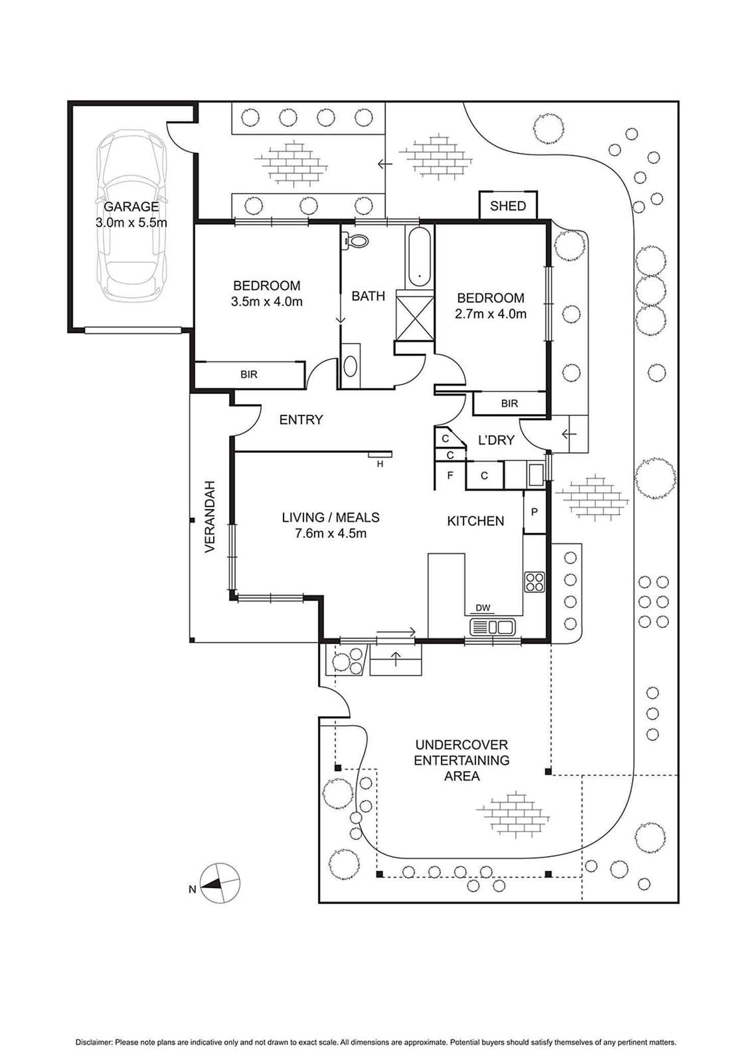 Floorplan of Homely unit listing, 4/43 Mackie Road, Bentleigh East VIC 3165