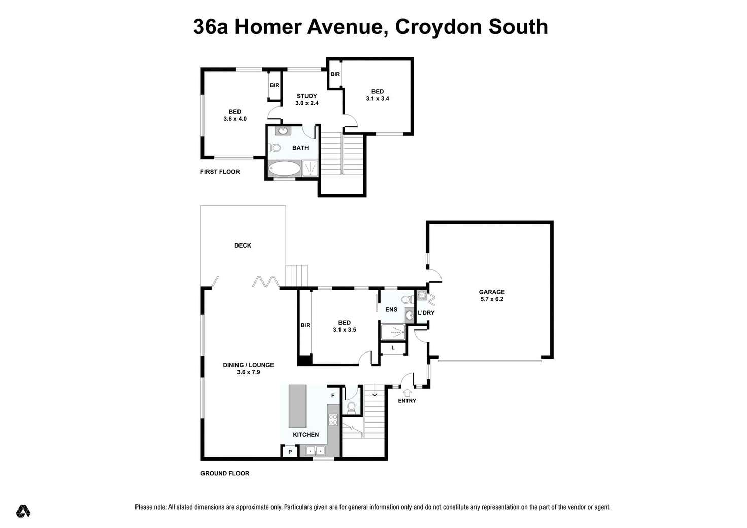 Floorplan of Homely house listing, 36a Homer Avenue, Croydon South VIC 3136