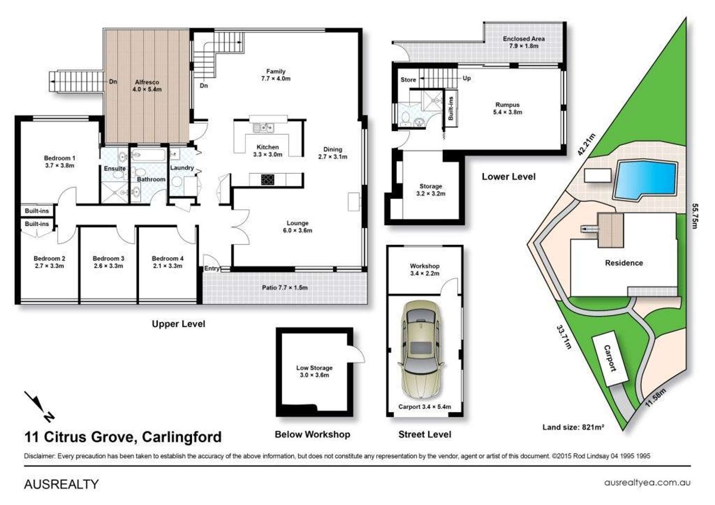 Floorplan of Homely house listing, 11 Citrus Grove, Carlingford NSW 2118