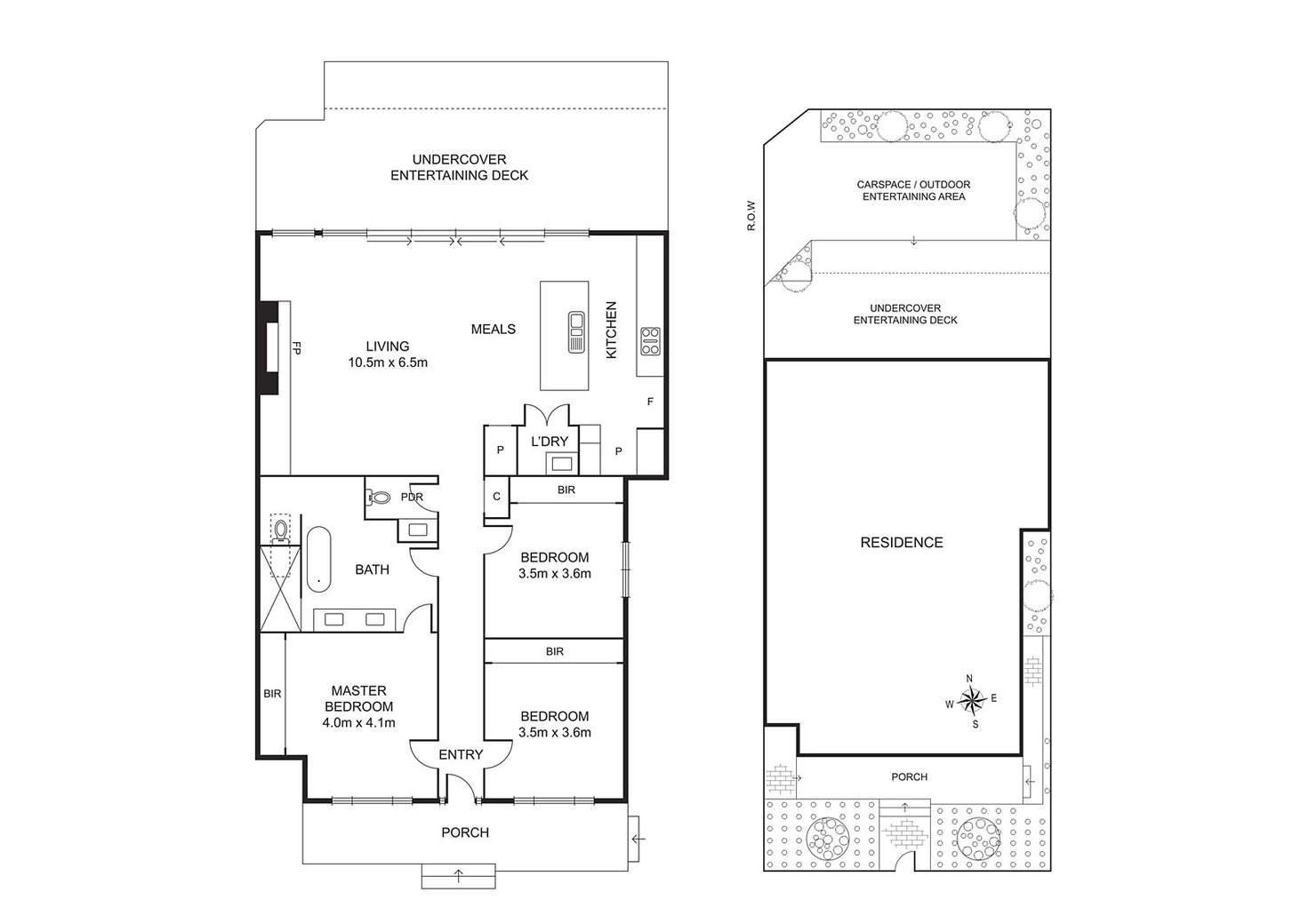 Floorplan of Homely house listing, 1 Bowen Street, Hawthorn VIC 3122