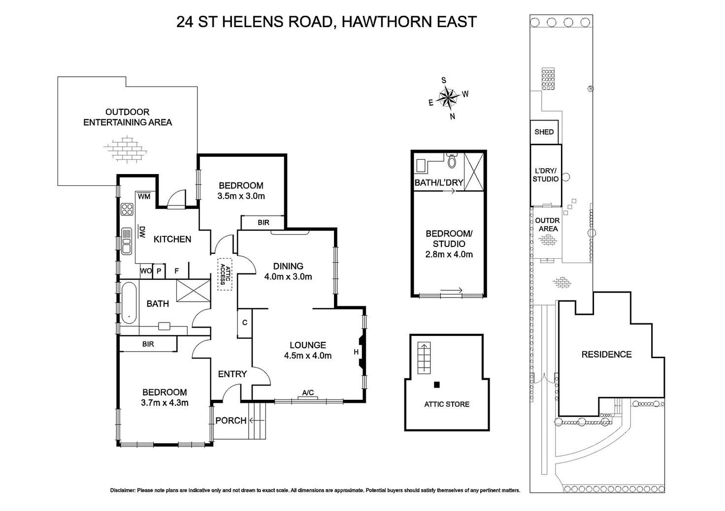 Floorplan of Homely house listing, 24 St Helens Road, Hawthorn East VIC 3123