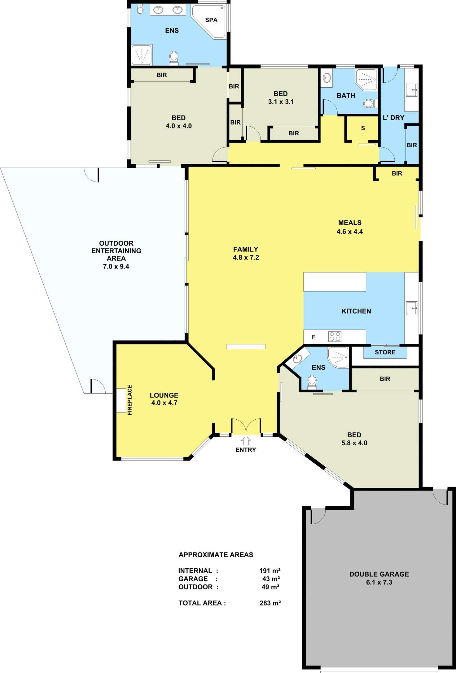 Floorplan of Homely house listing, 9 Delahunty Court, Altona Meadows VIC 3028
