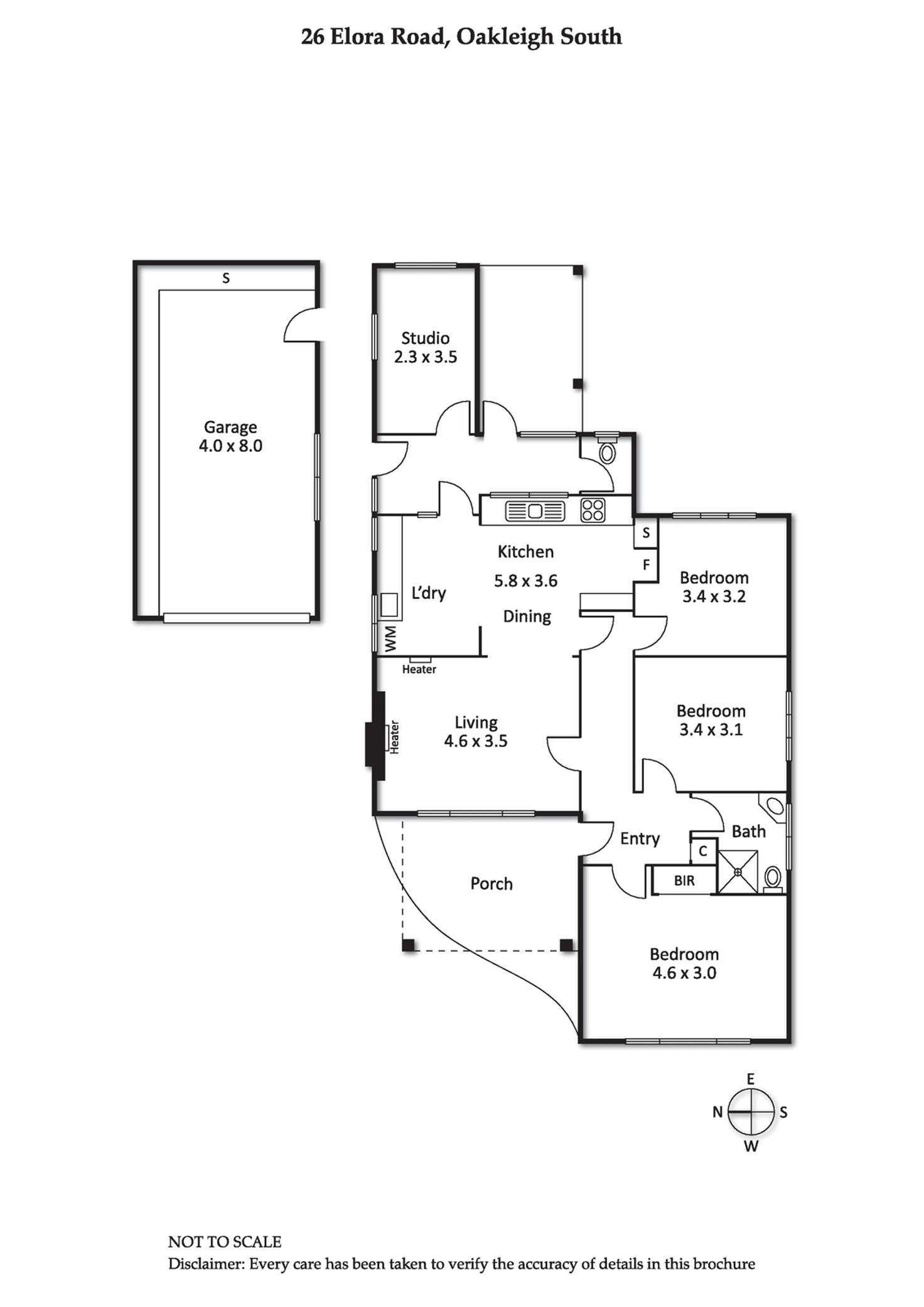 Floorplan of Homely house listing, 26 Elora Road, Oakleigh South VIC 3167