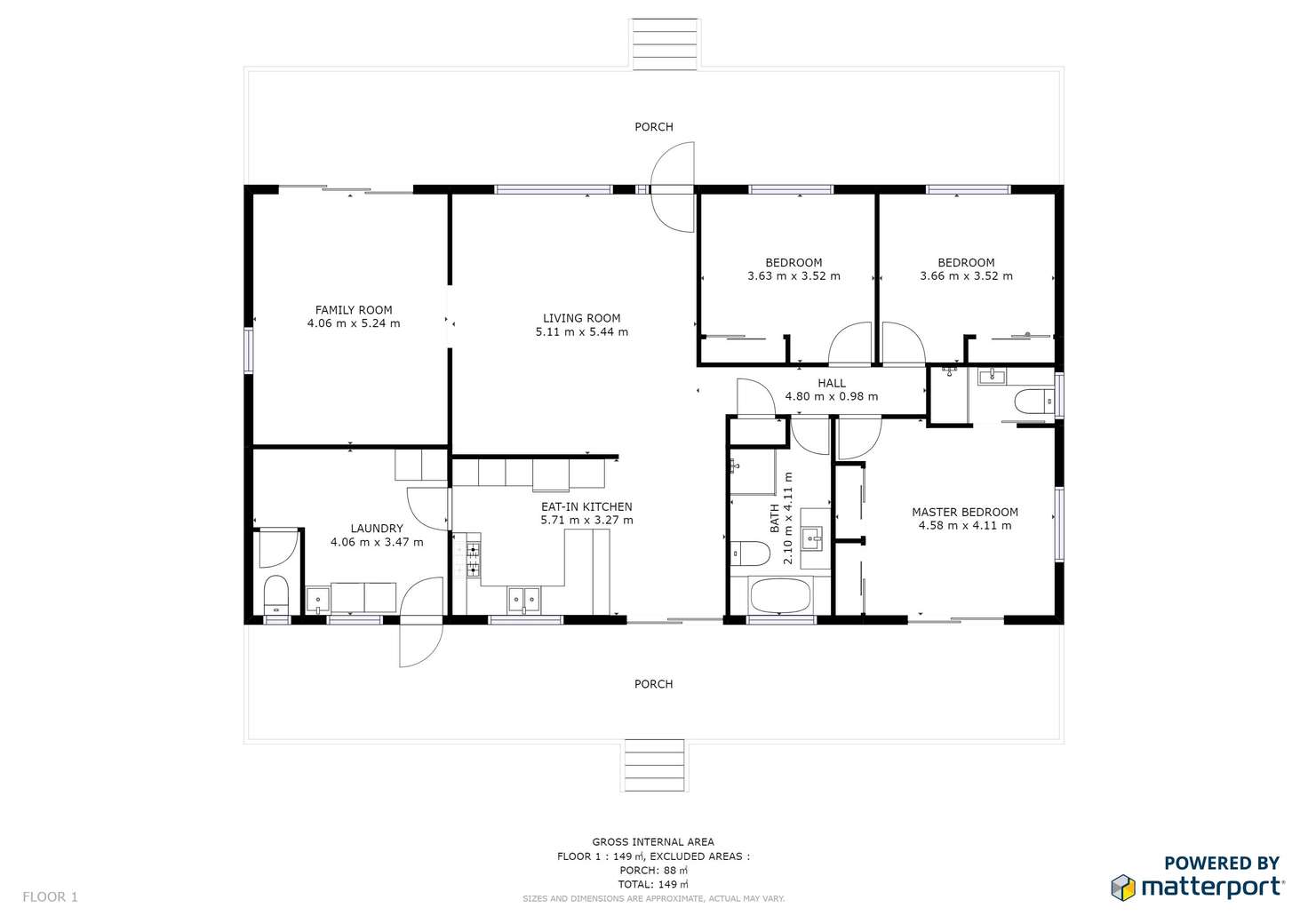 Floorplan of Homely house listing, 164 Pacific Drive, Booral QLD 4655