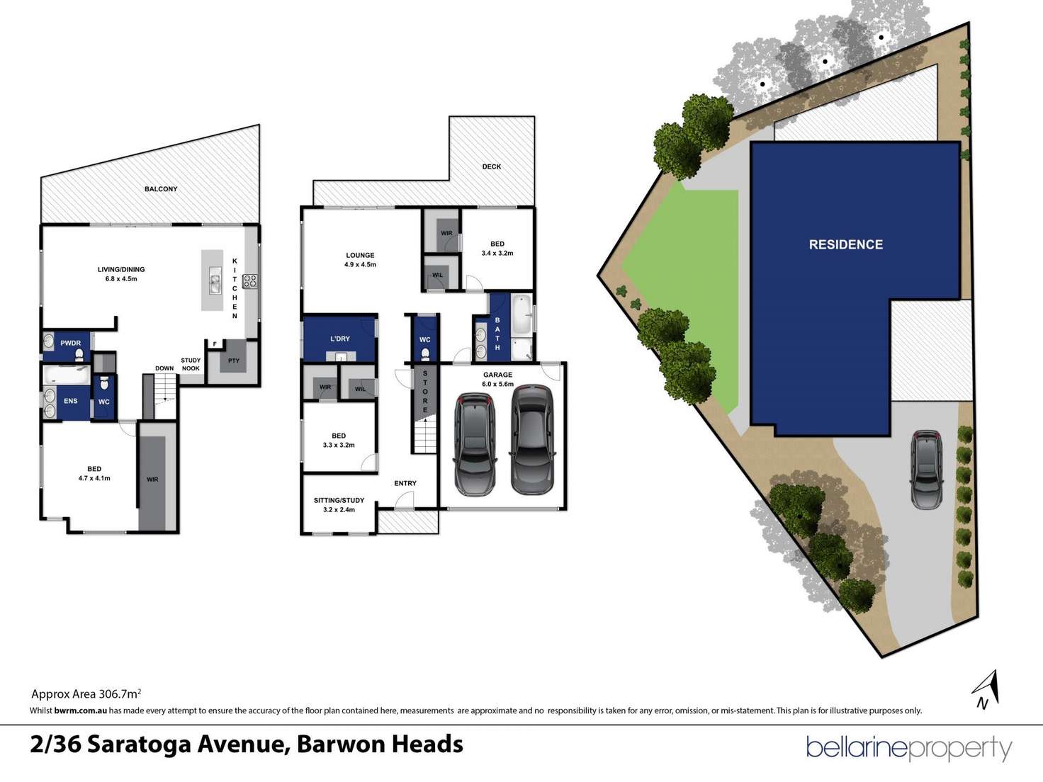 Floorplan of Homely house listing, 36 Saratoga Avenue, Barwon Heads VIC 3227