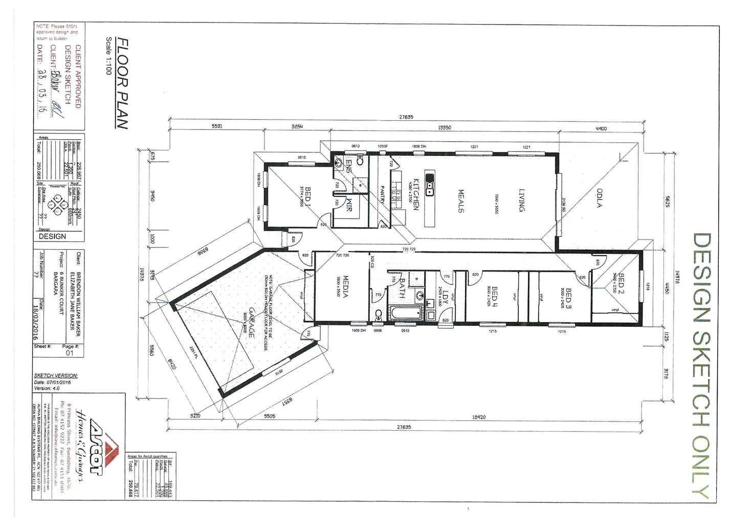 Floorplan of Homely house listing, 6 Bunker Court, Bargara QLD 4670