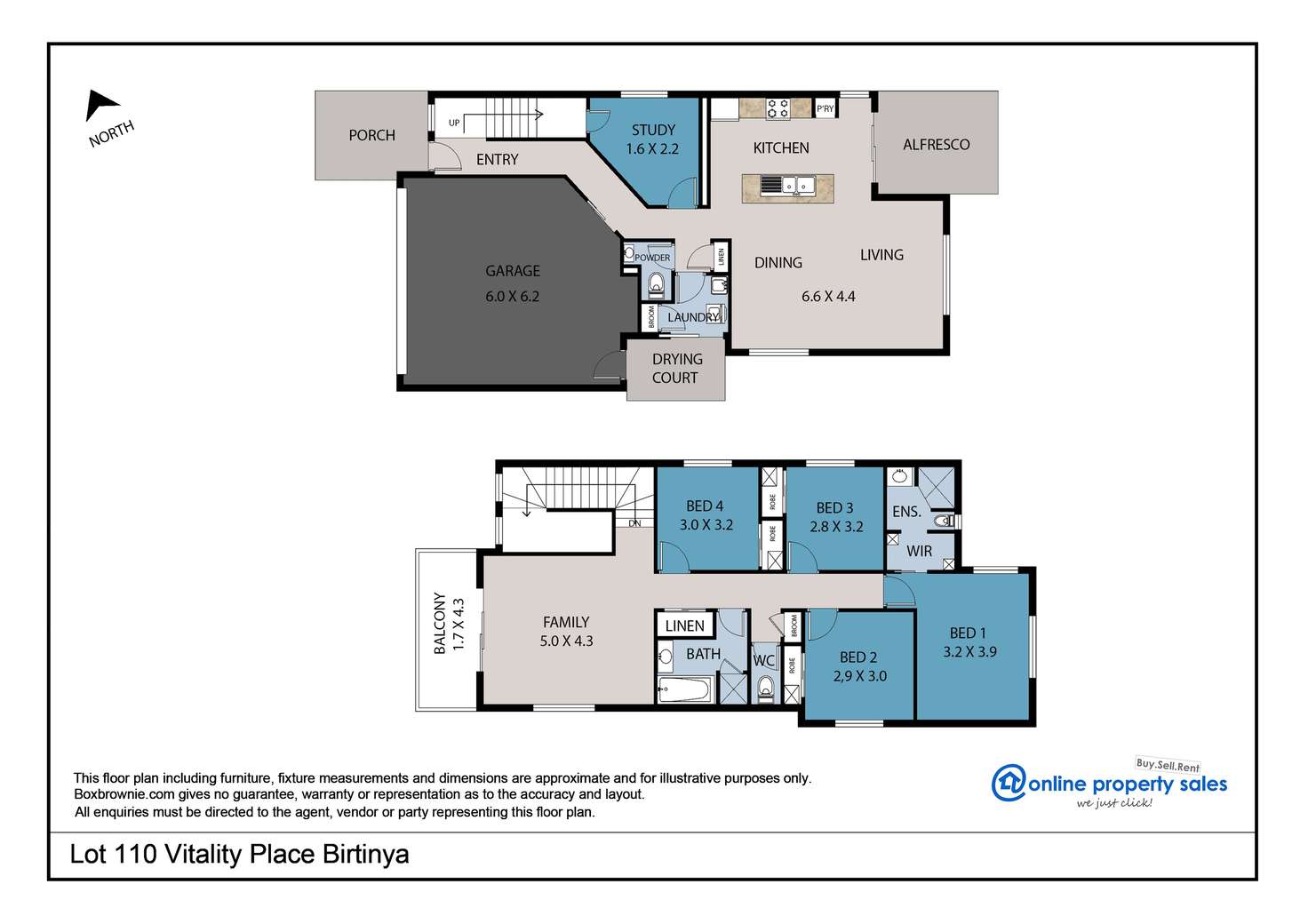Floorplan of Homely house listing, Lot 110 Vitality Place, Birtinya QLD 4575