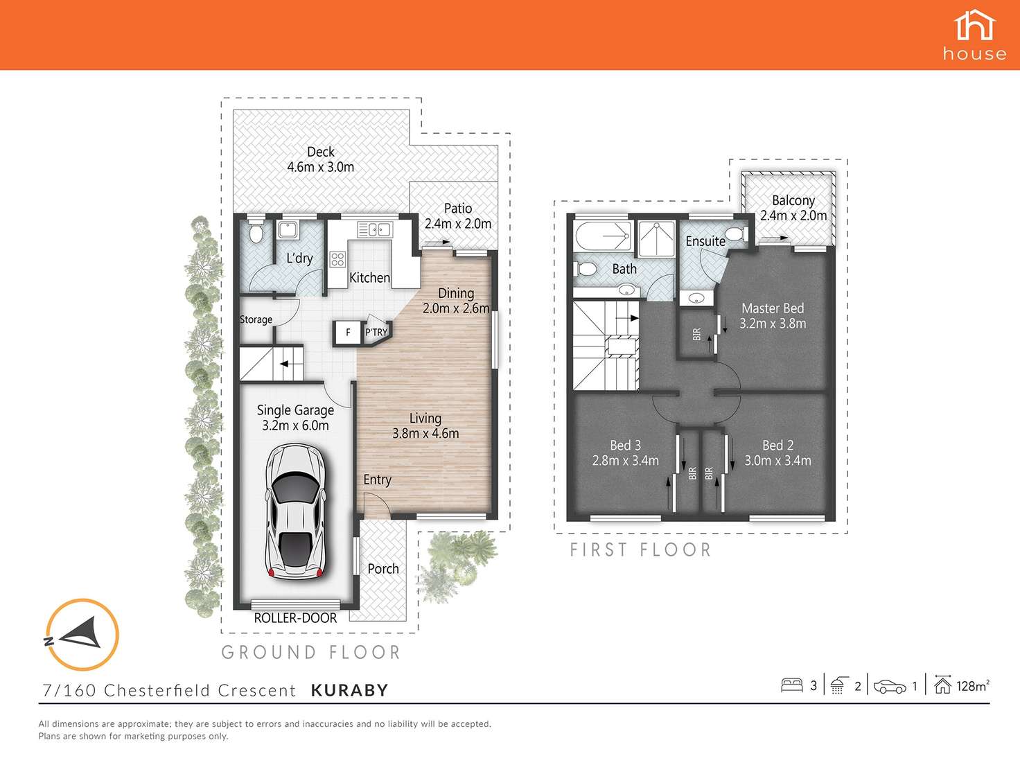 Floorplan of Homely unit listing, 7/160 Chesterfield Crescent, Kuraby QLD 4112