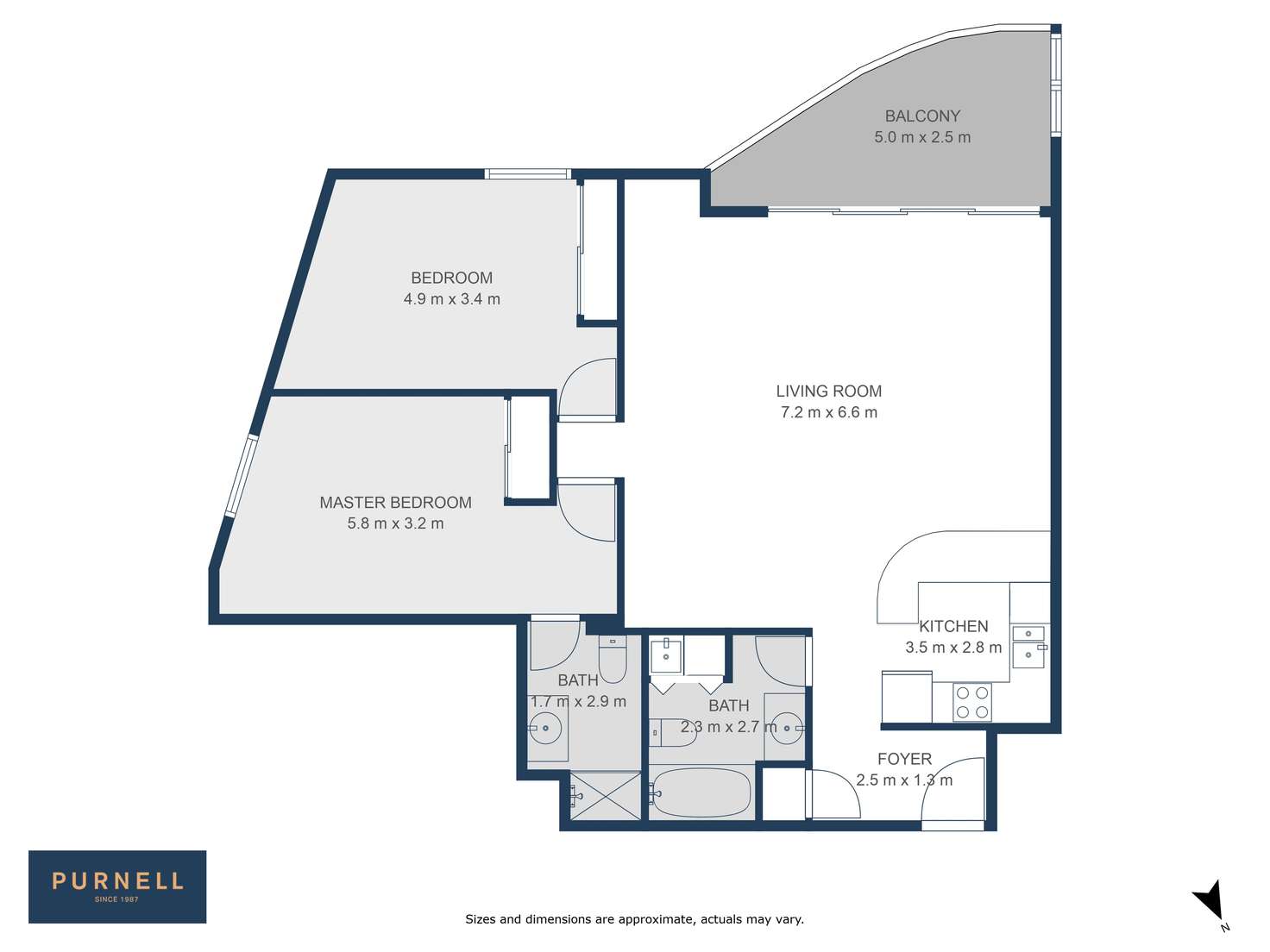 Floorplan of Homely apartment listing, 412/107 Canberra Avenue, Griffith ACT 2603