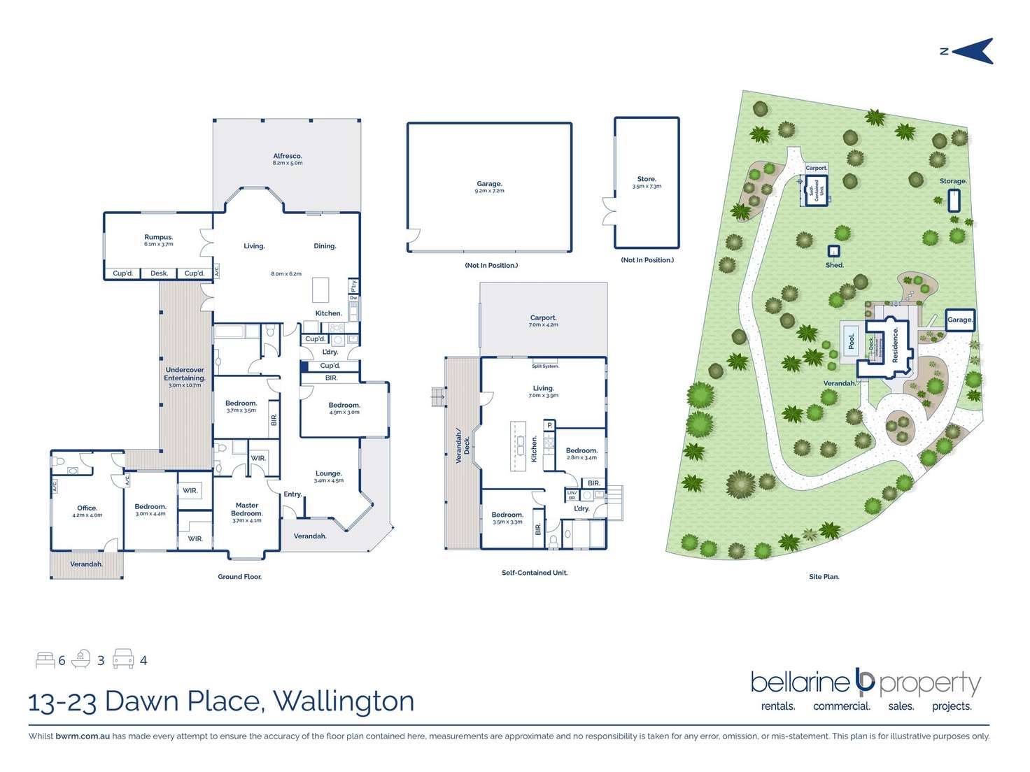 Floorplan of Homely acreageSemiRural listing, 13-23 Dawn Place, Wallington VIC 3222