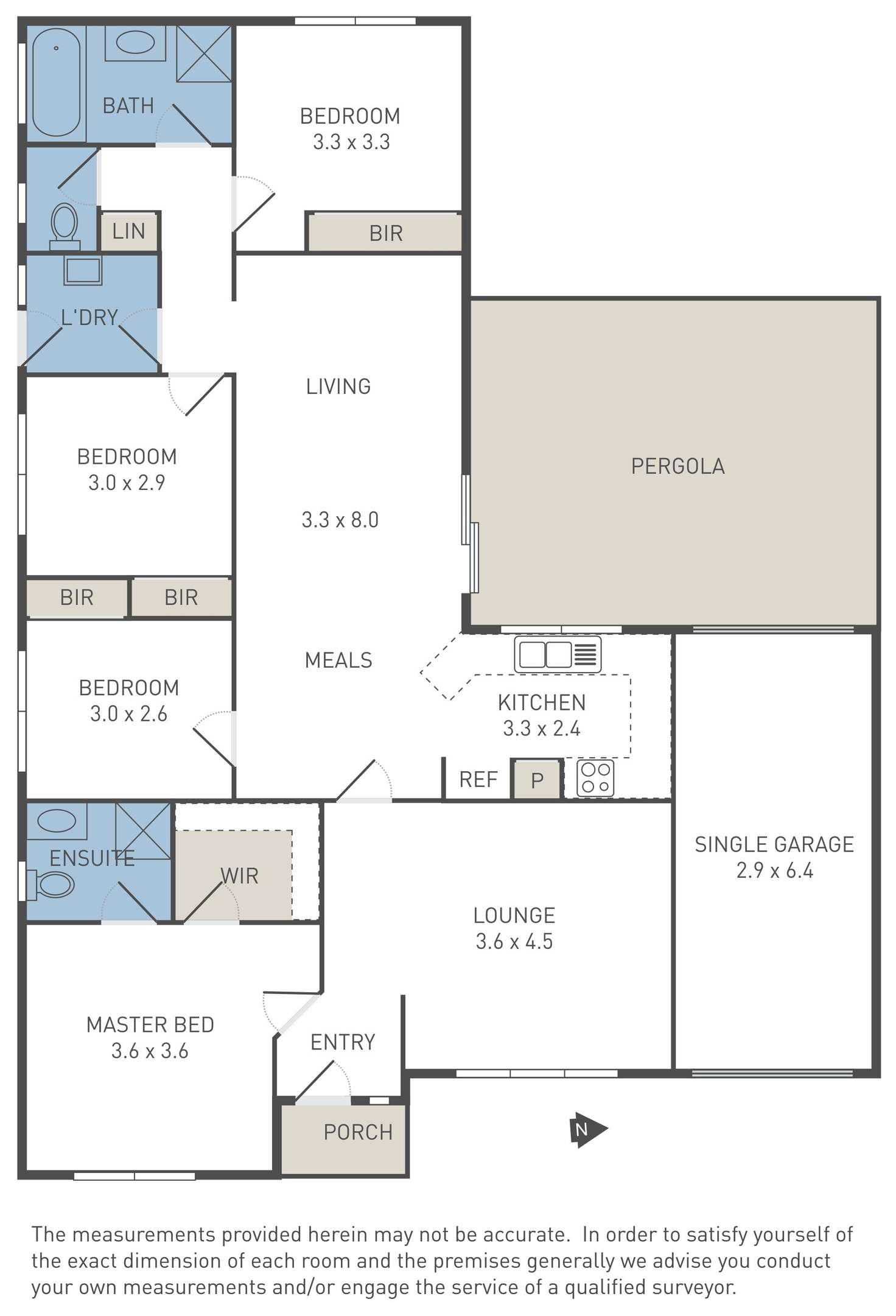Floorplan of Homely house listing, 5 Hampson Place, Caroline Springs VIC 3023