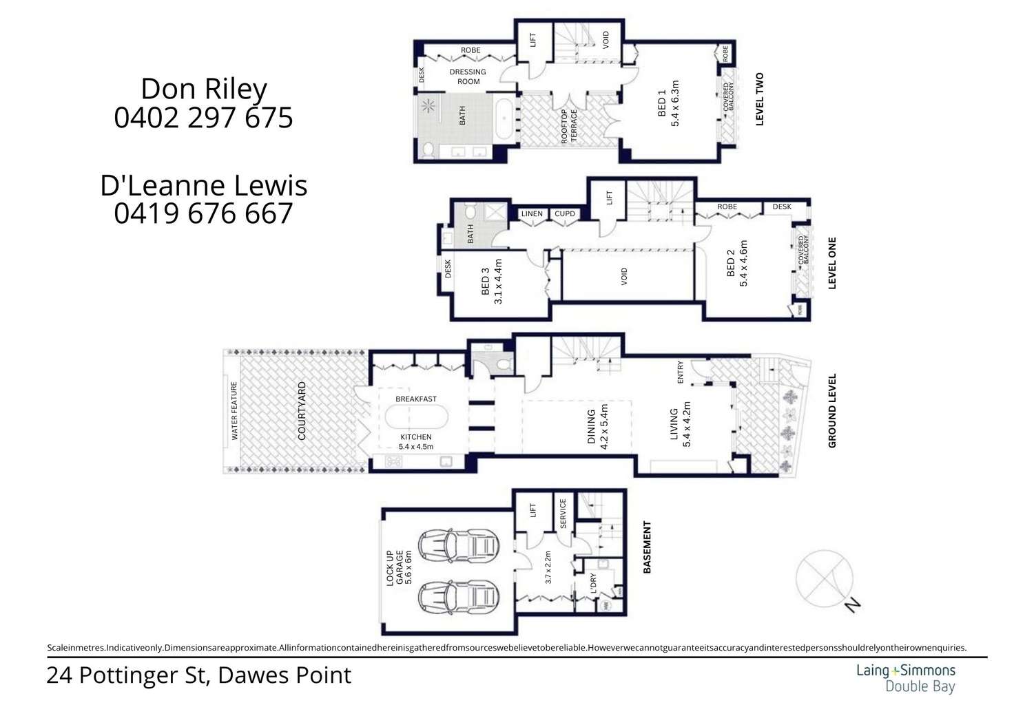 Floorplan of Homely apartment listing, 24 Pottinger Street, Dawes Point NSW 2000