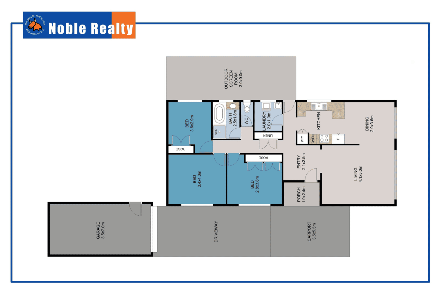 Floorplan of Homely house listing, 57 The Lakes Way, Forster NSW 2428