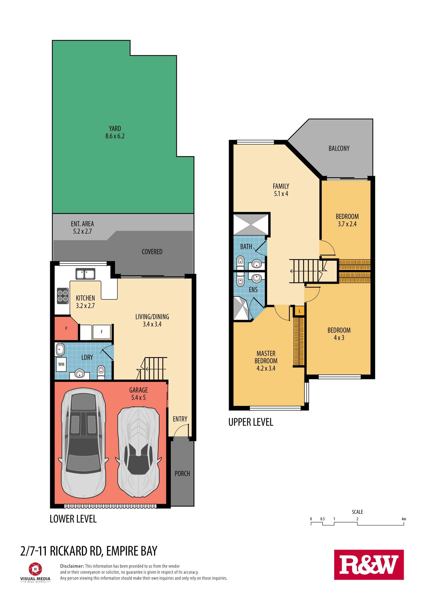 Floorplan of Homely townhouse listing, 2/7-11 Rickard Road, Empire Bay NSW 2257
