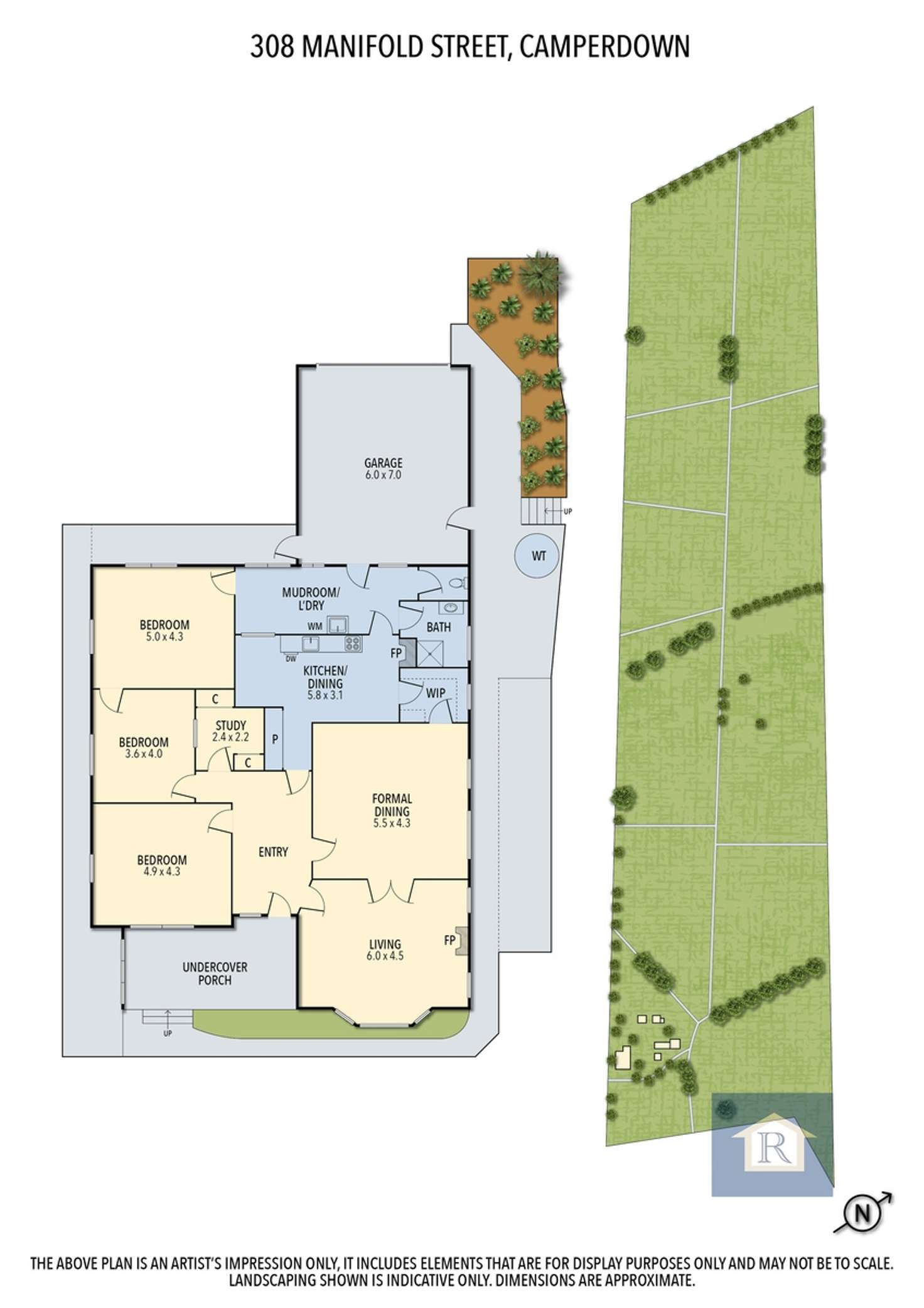 Floorplan of Homely house listing, 308 Manifold Street, Camperdown VIC 3260